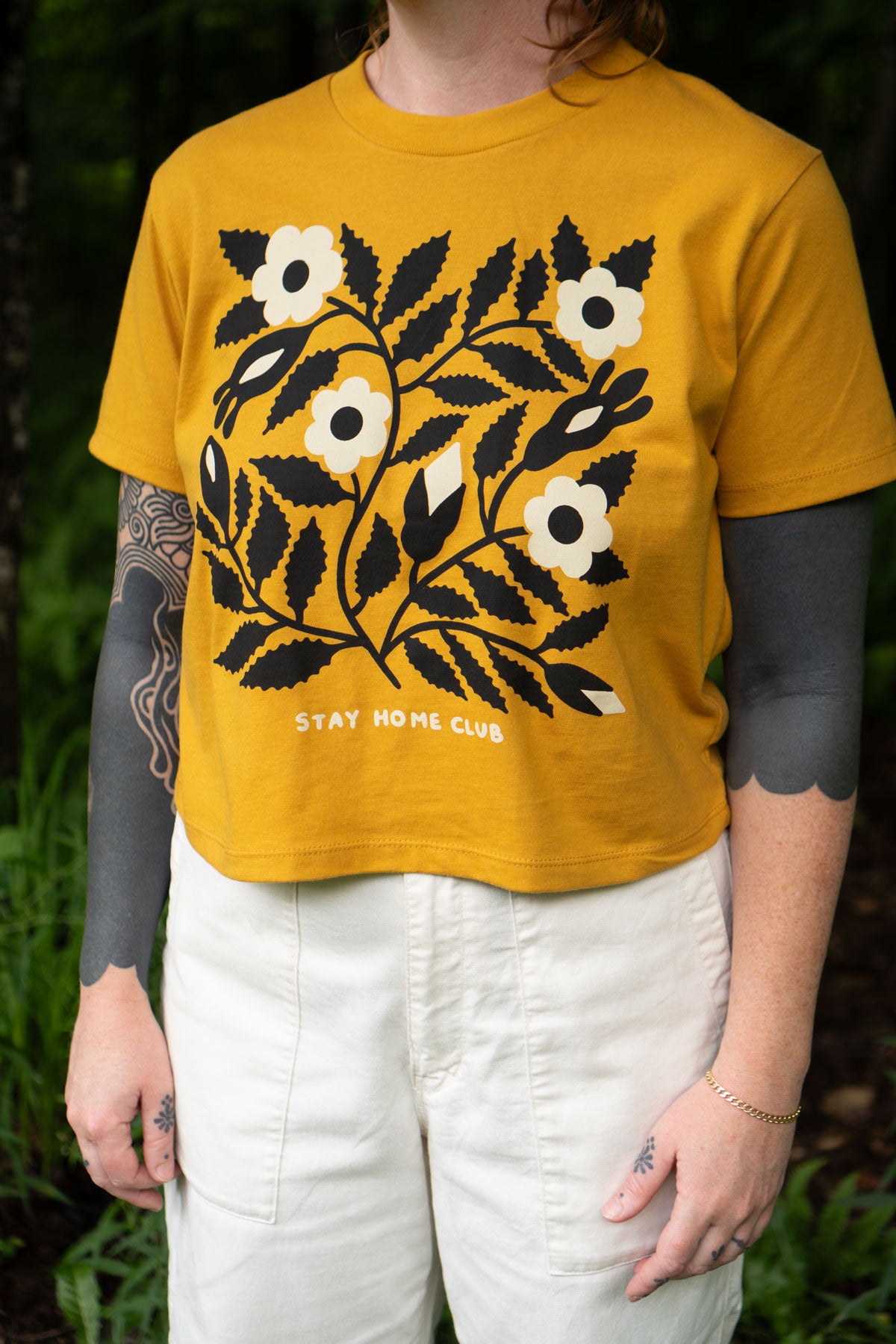 T-Shirt Carré NL 'Blooms 1858'