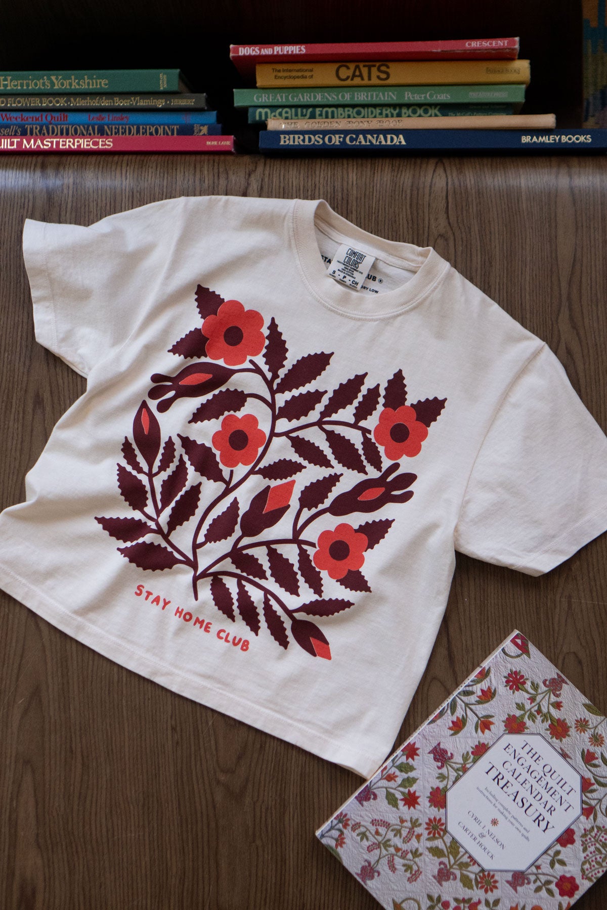 T-Shirt Carré CC 'Blooms 1858'