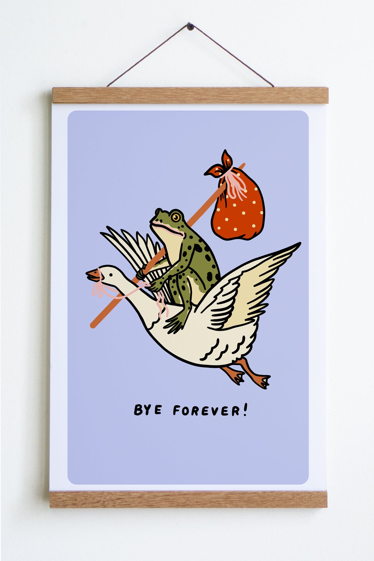 Bye Forever (Goose Ride) Print