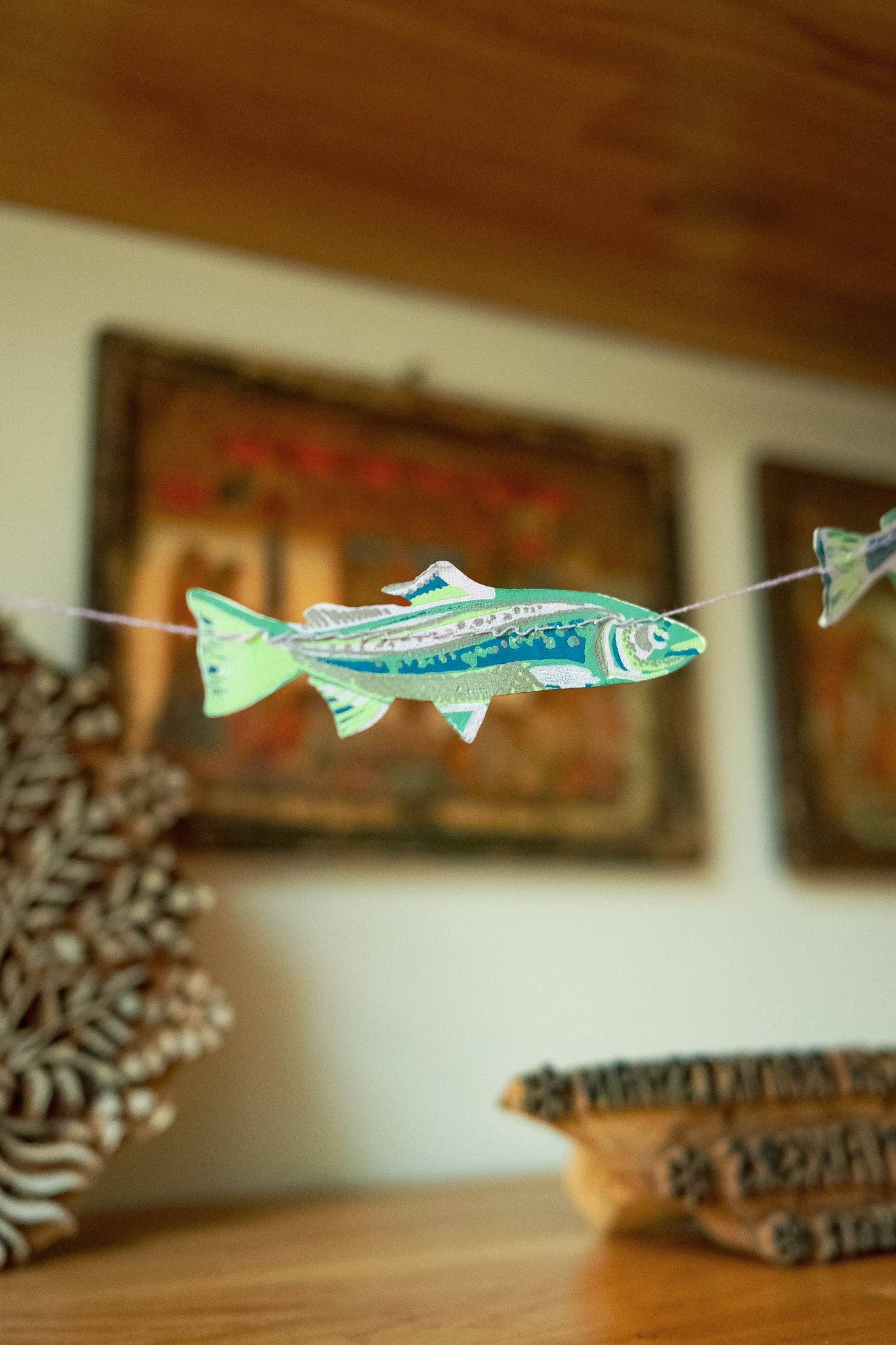 Tasty Anchovies Screen Printed and Sewn Garland