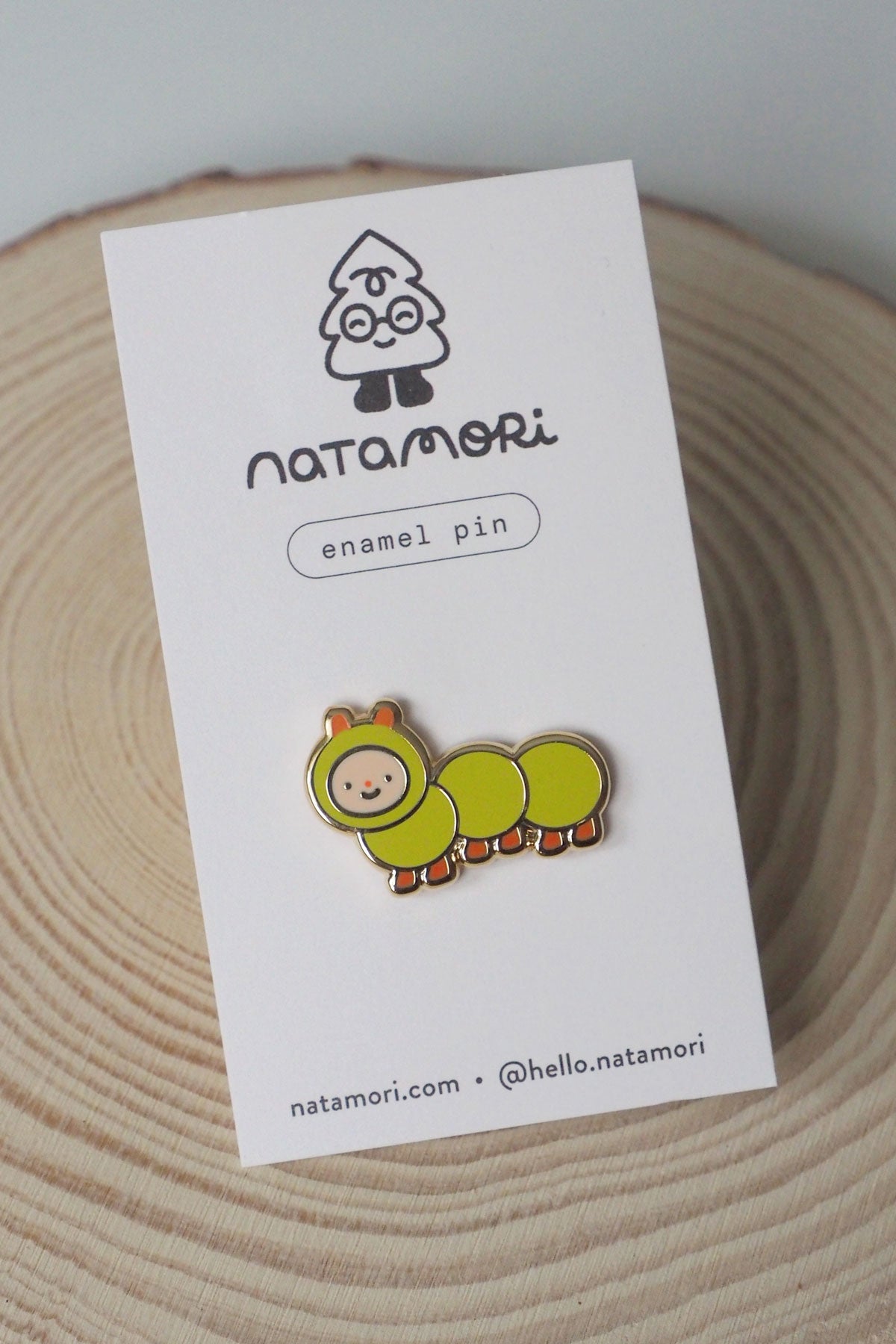 Natamori Caterpillar Pin