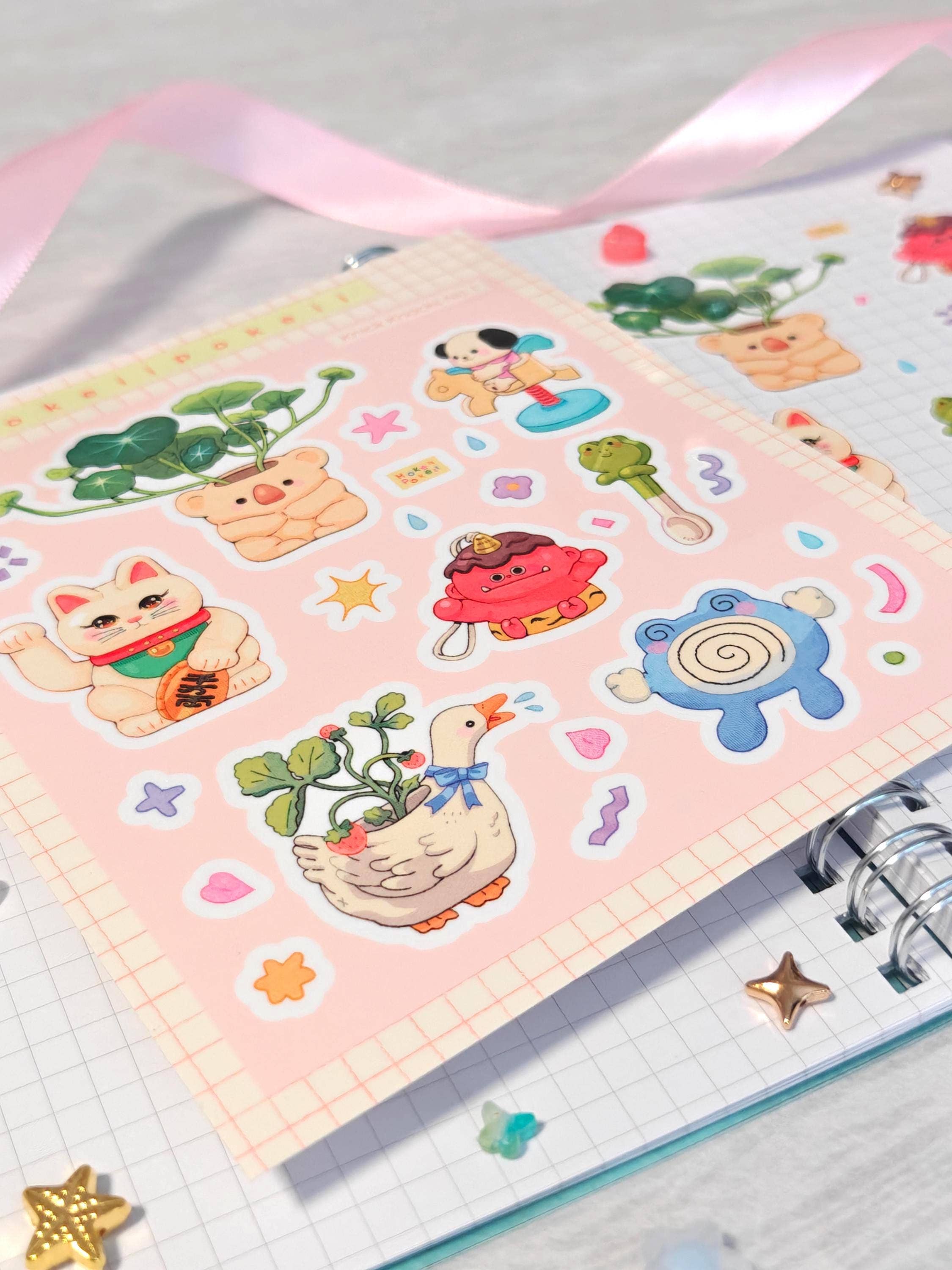 Feuille D'Autocollants Transparent 'Knick Knacks'