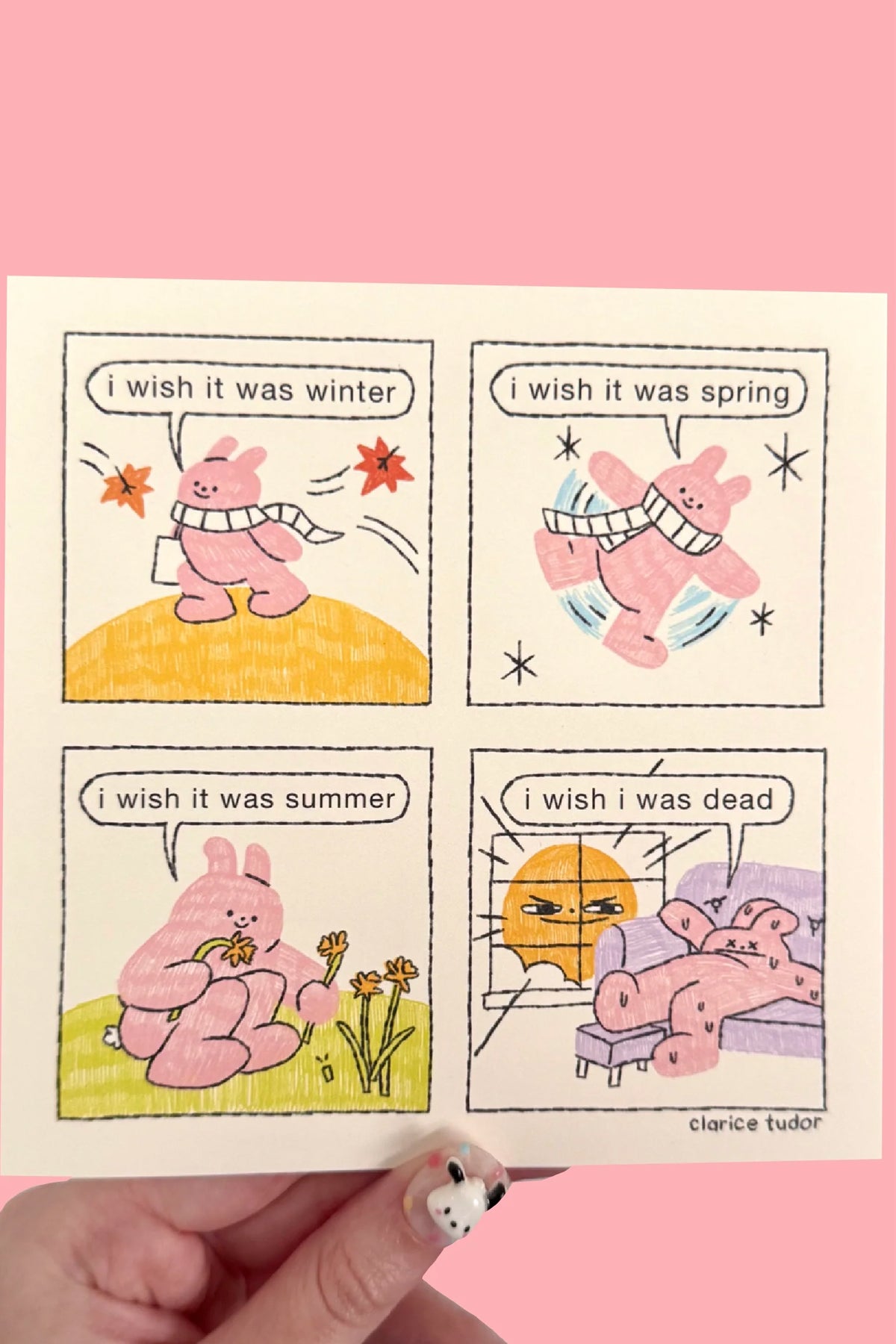 Four Seasons - Postcard Print