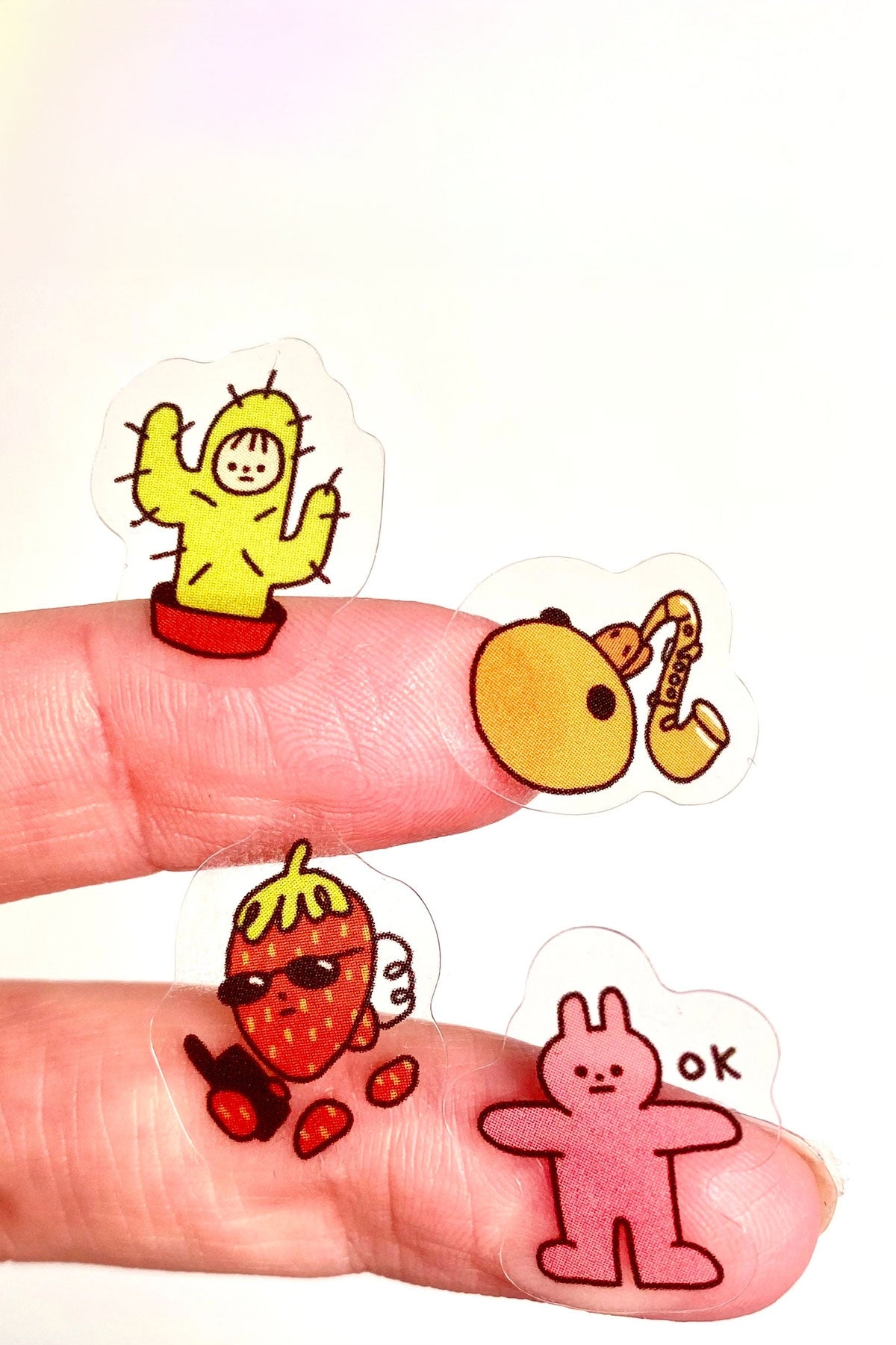 Small Guys 2 - Clear Sticker Sheet