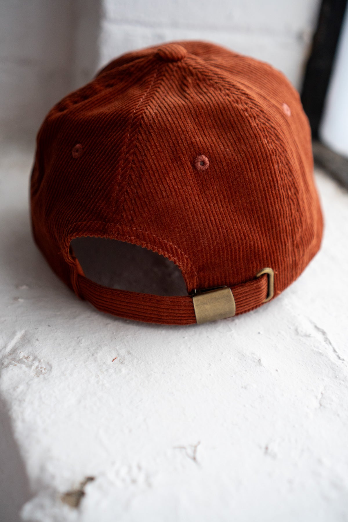 Casquette Uni en Velours Côtelé 