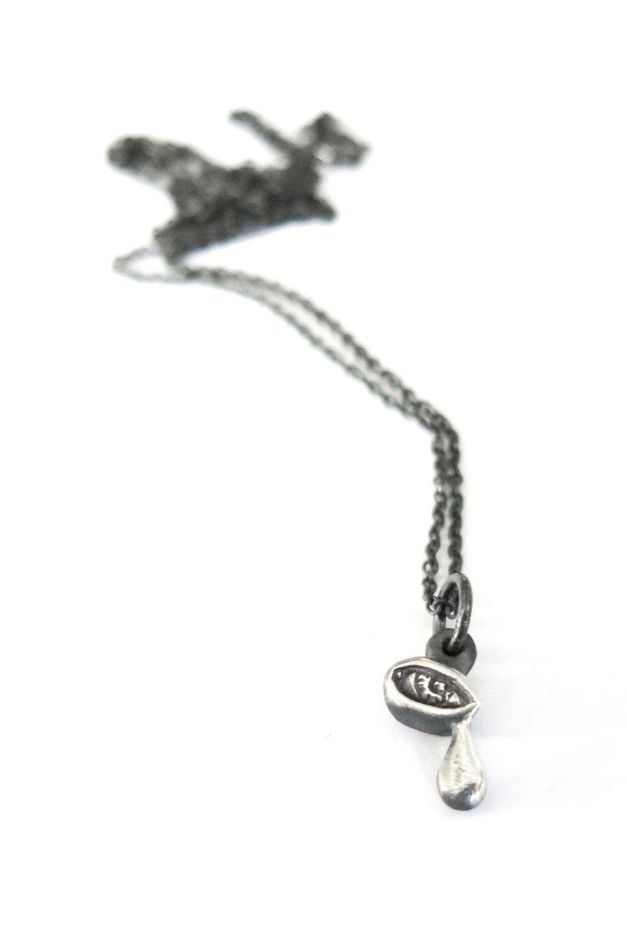 Tiny Crying Eye Necklace