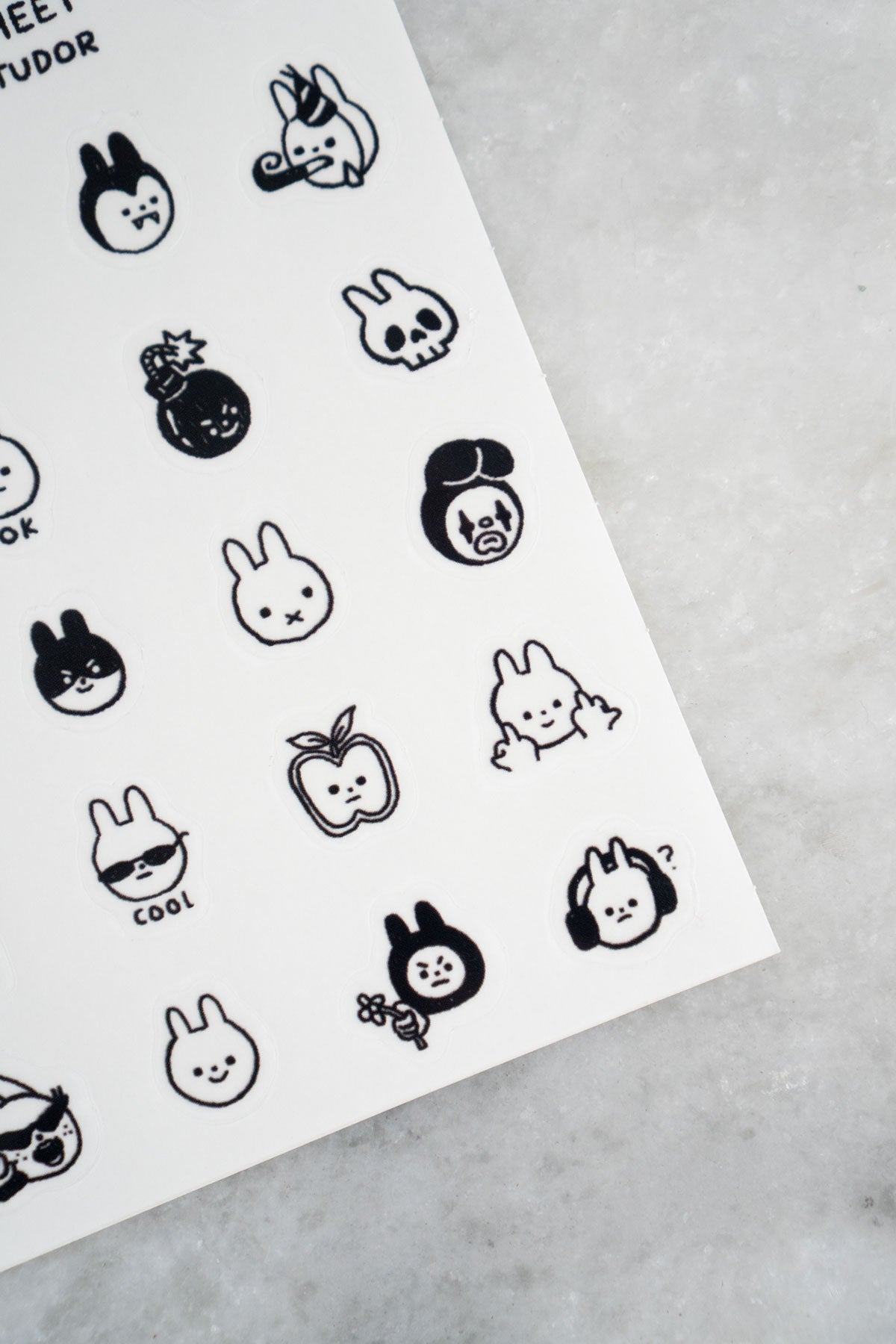 Bunnies - Clear Sticker Sheet