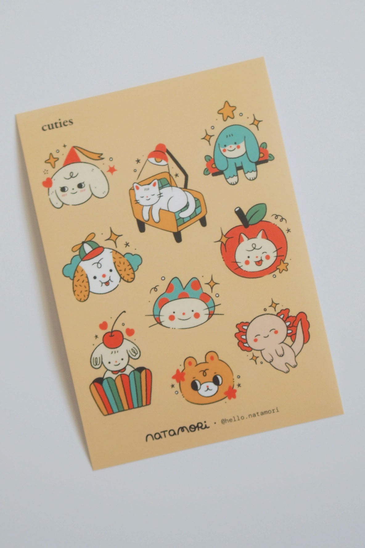 Cuties - Mini Sticker Sheet