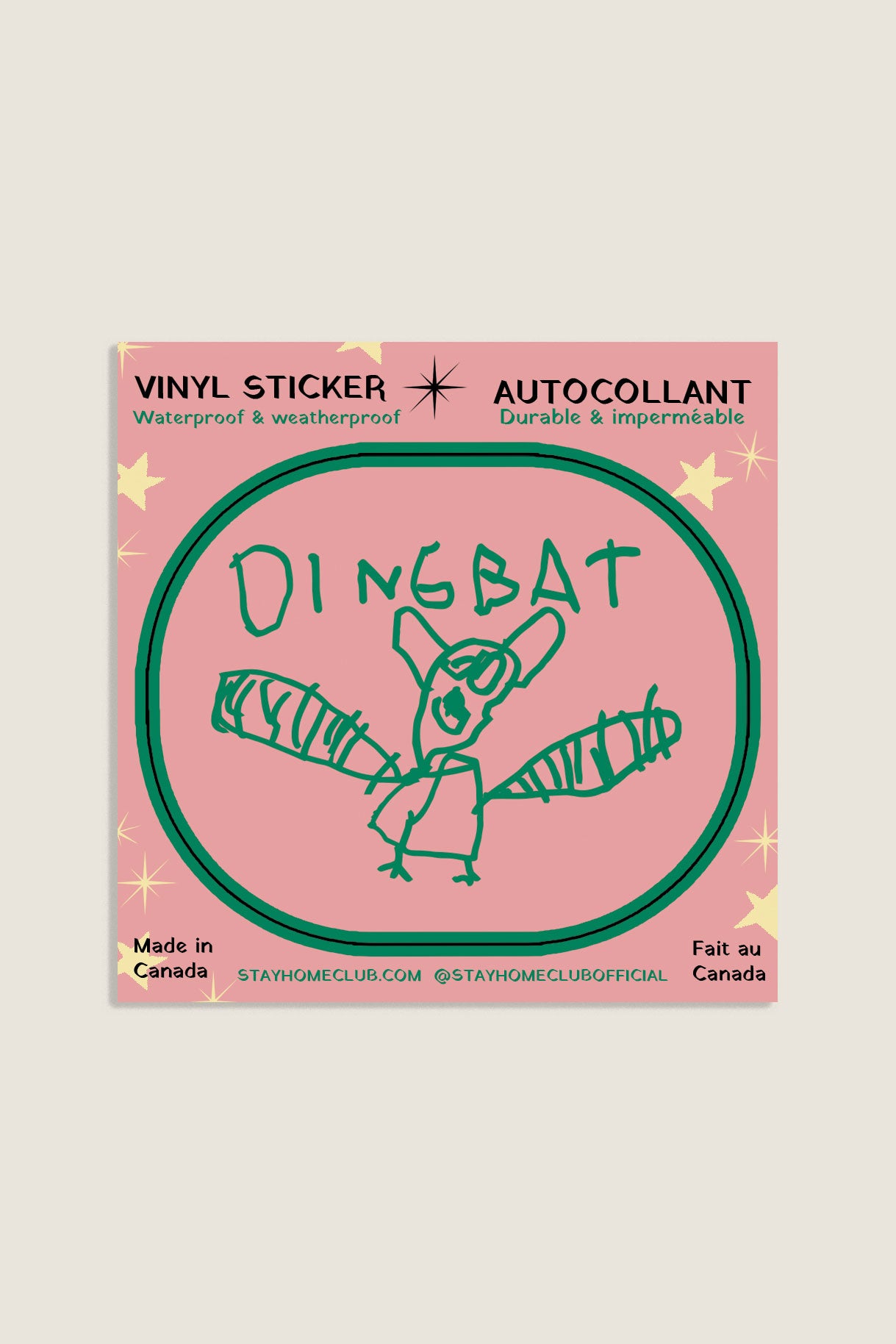 Dingbat Vinyl Sticker