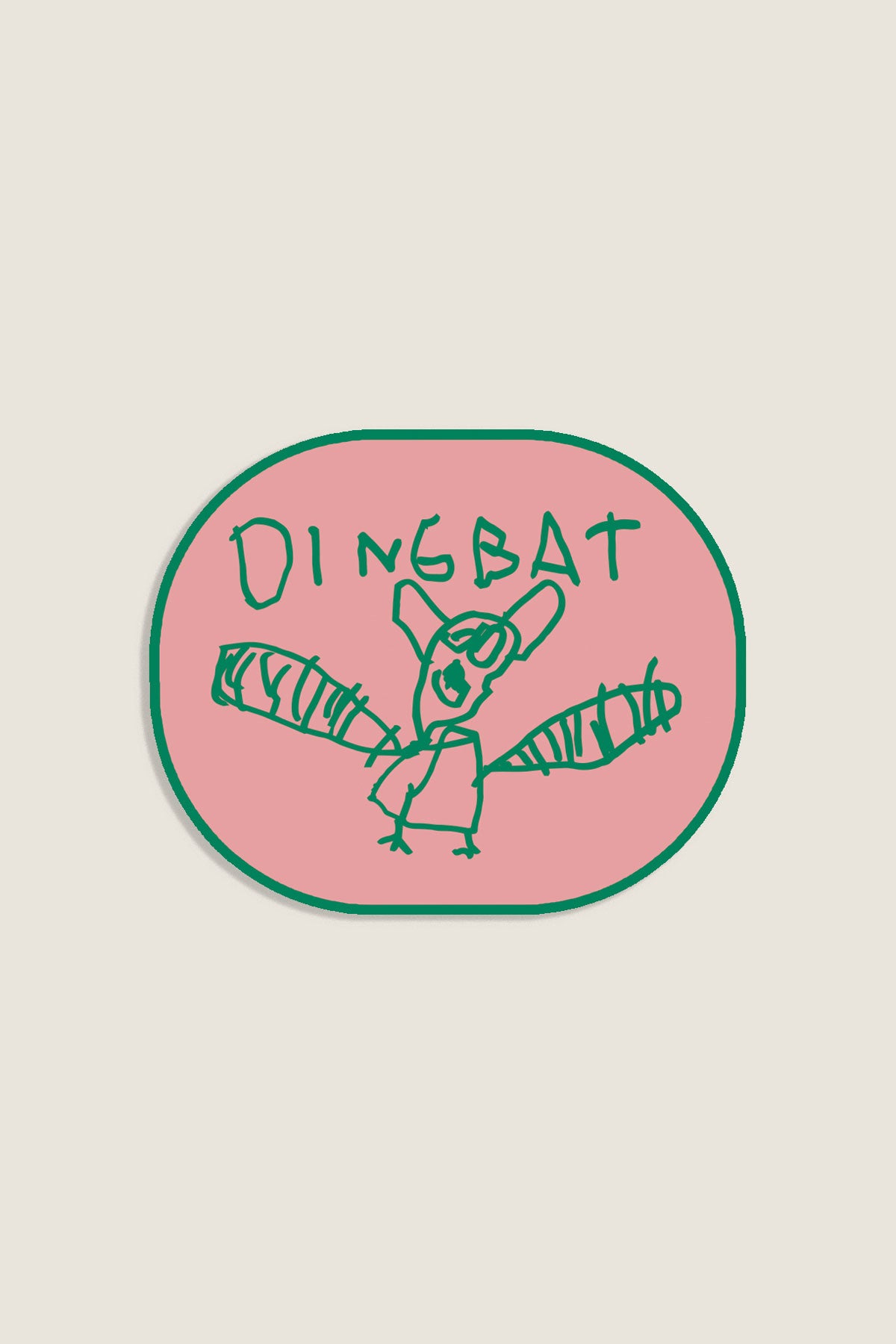 Dingbat Vinyl Sticker