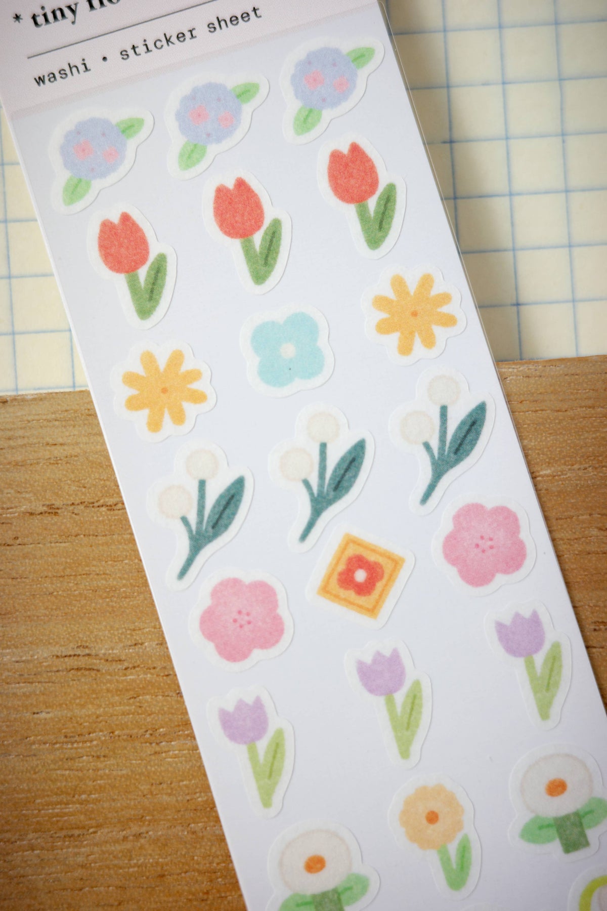 Tiny flowers - washi sticker sheet