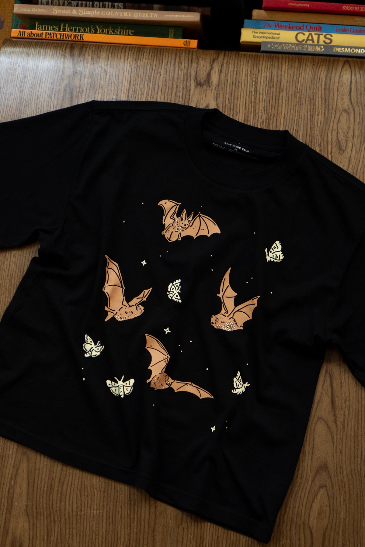 T-Shirt Décontractée 'Echolocation' | Noir
