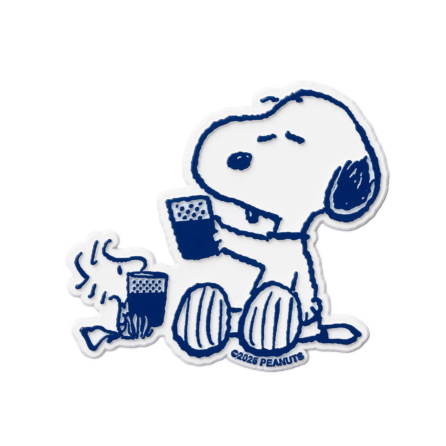 Aimant en Plastique 'Snoopy & Woodstock Cheers'