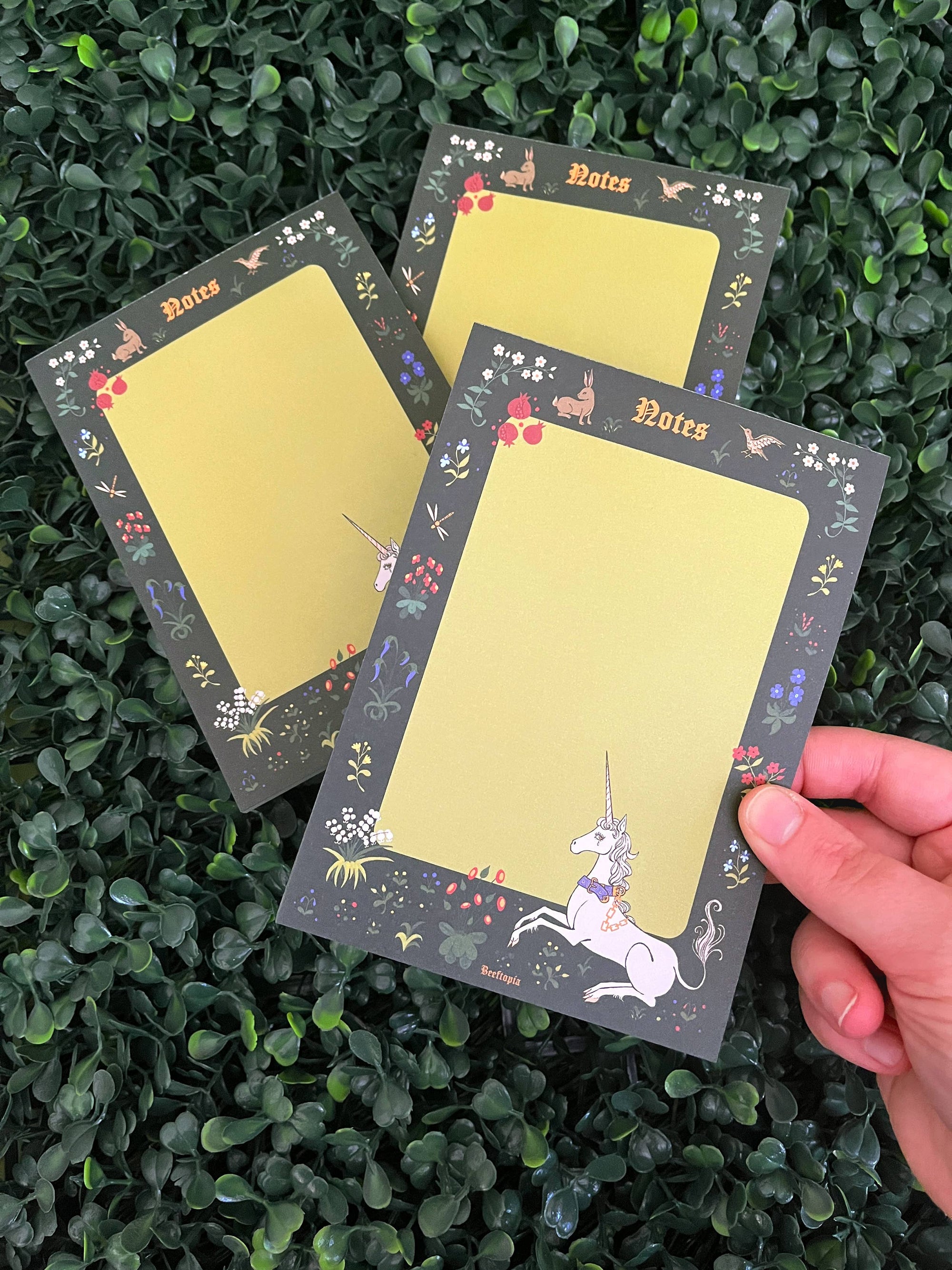 Unicorn Tapestry Notepad