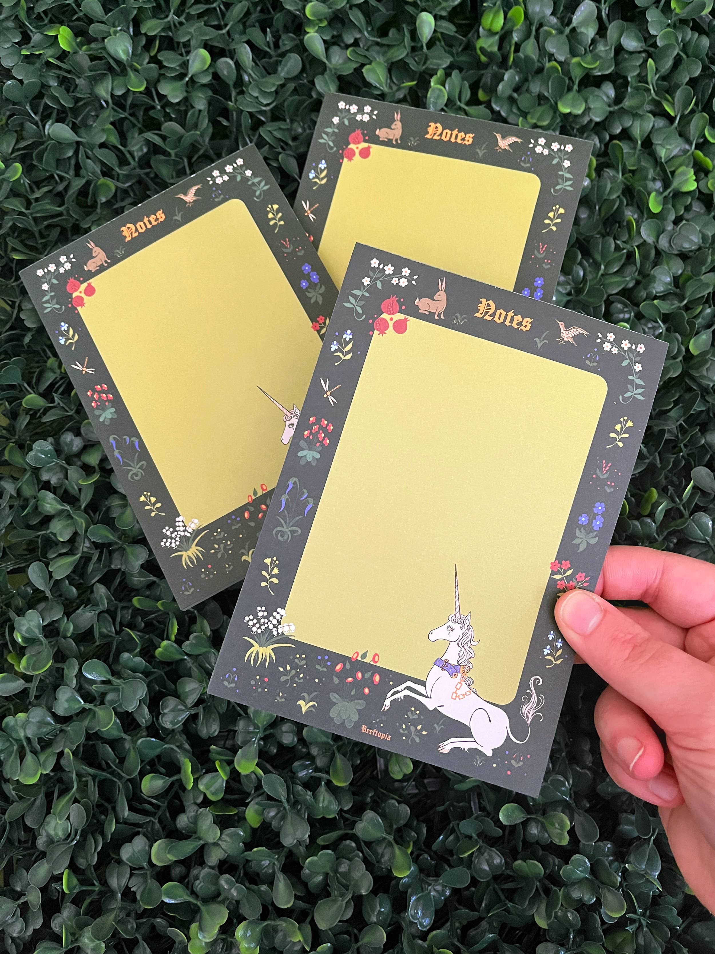 Unicorn Tapestry Notepad