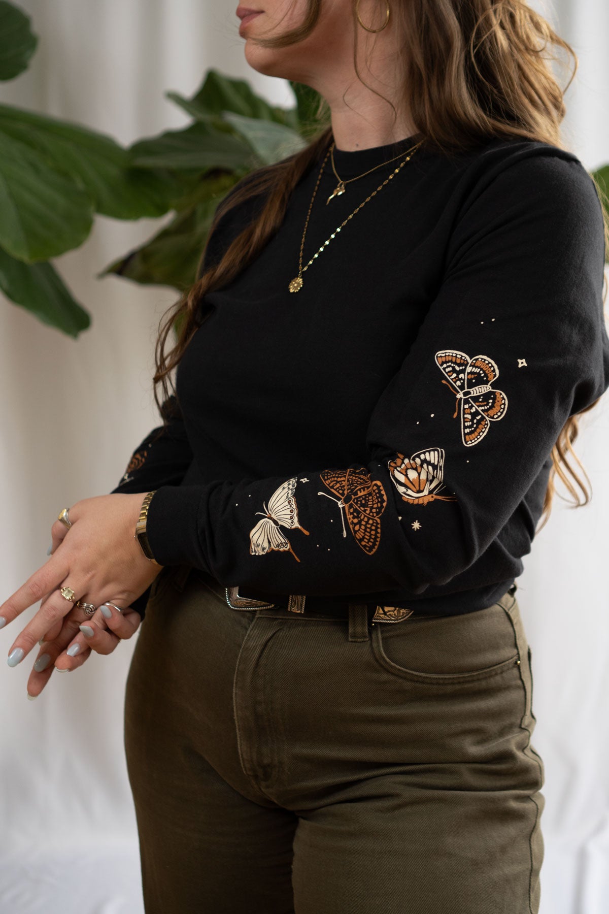 Flutter By Long Sleeve Tee