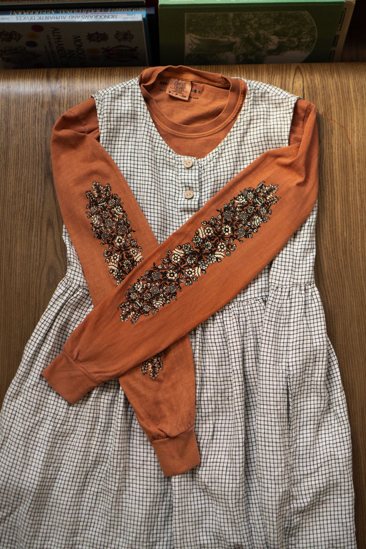 Folk Flowers Long Sleeve Tee