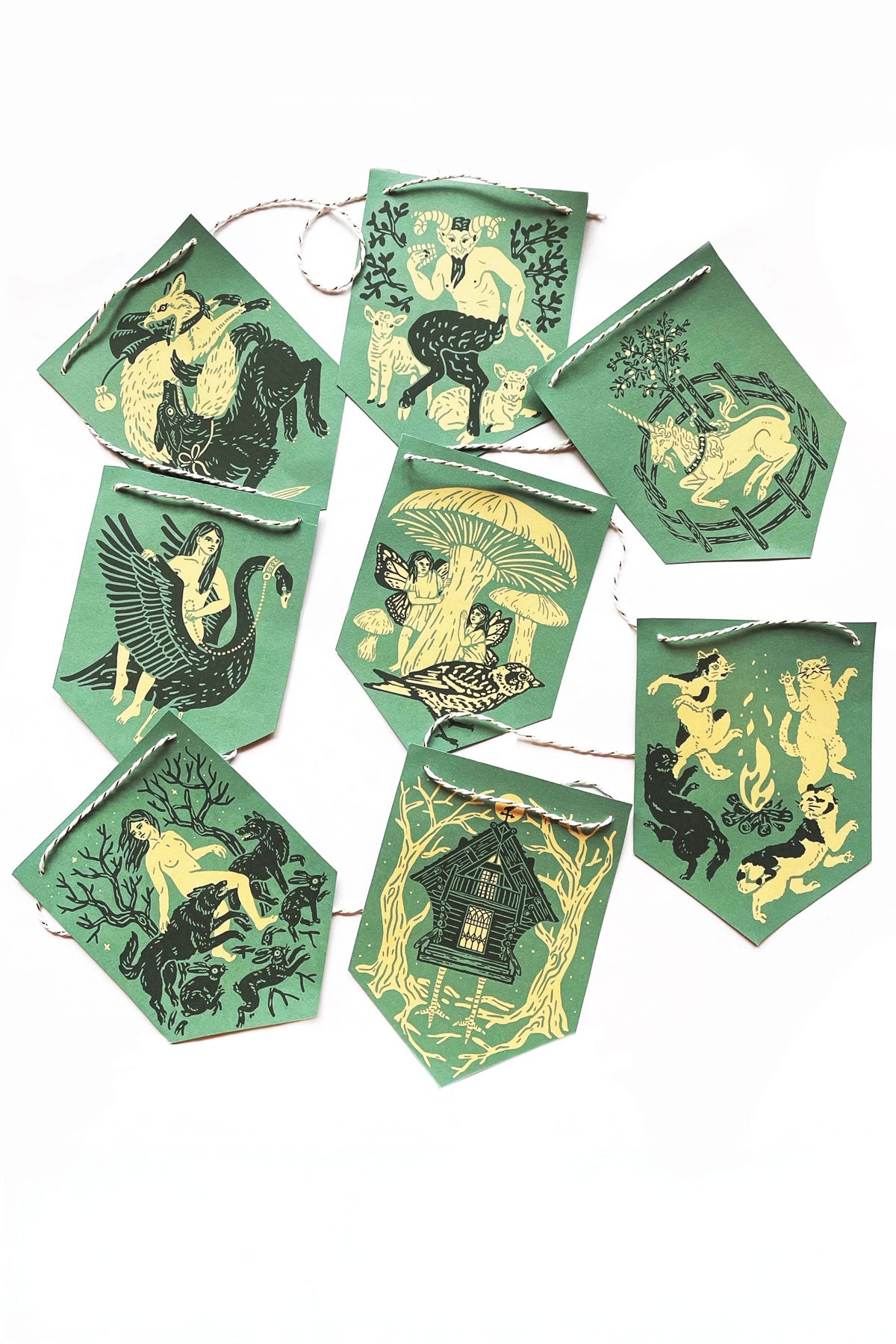 Deep Forest Folklore - Paper Garland