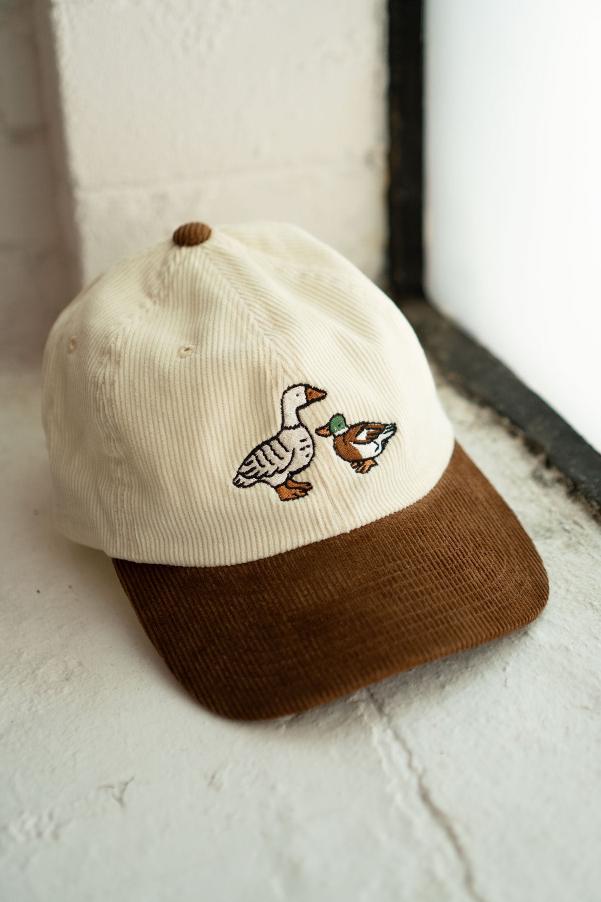 Fowl Two-Tone Corduroy Dad Hat