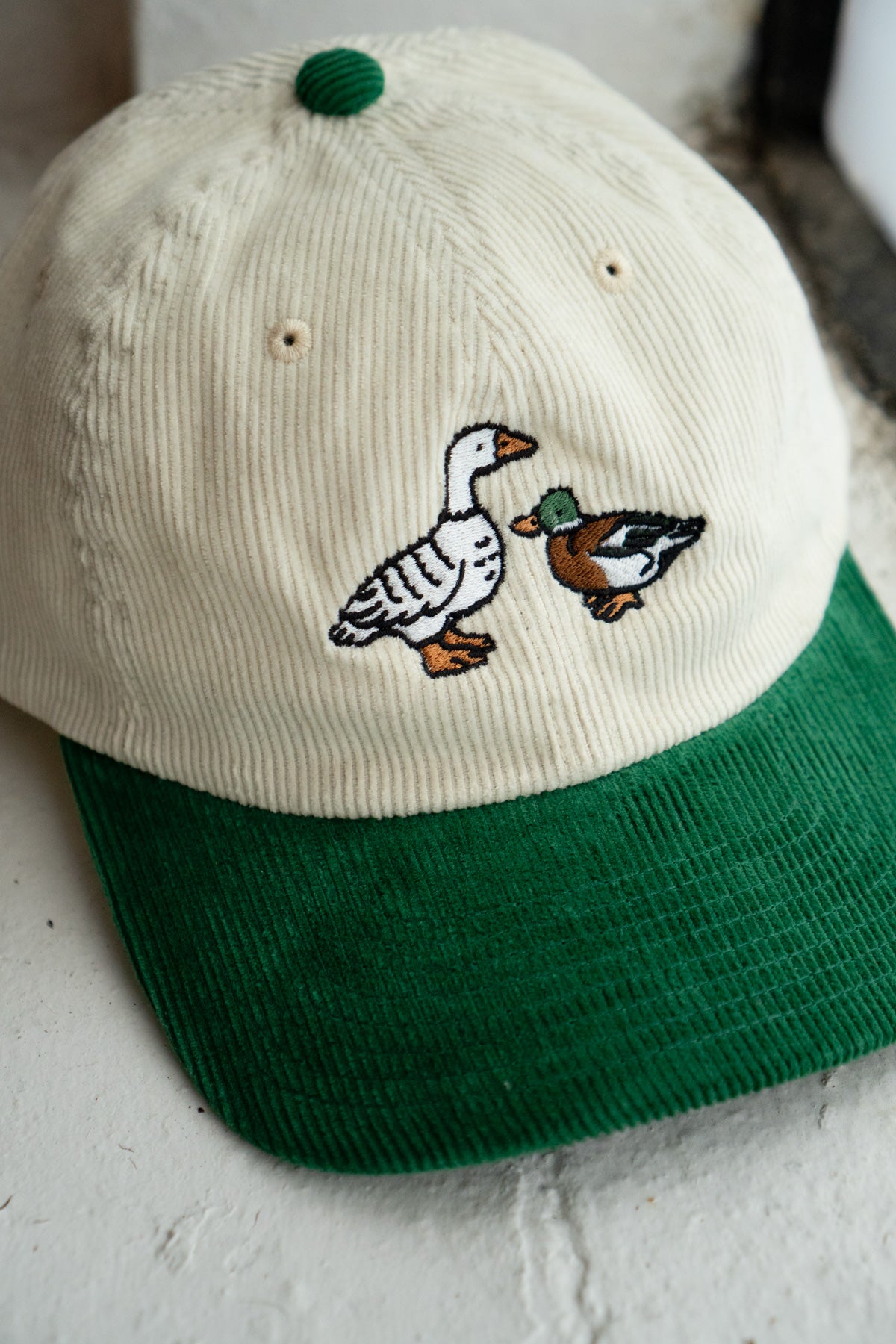 Fowl Two-Tone Corduroy Dad Hat