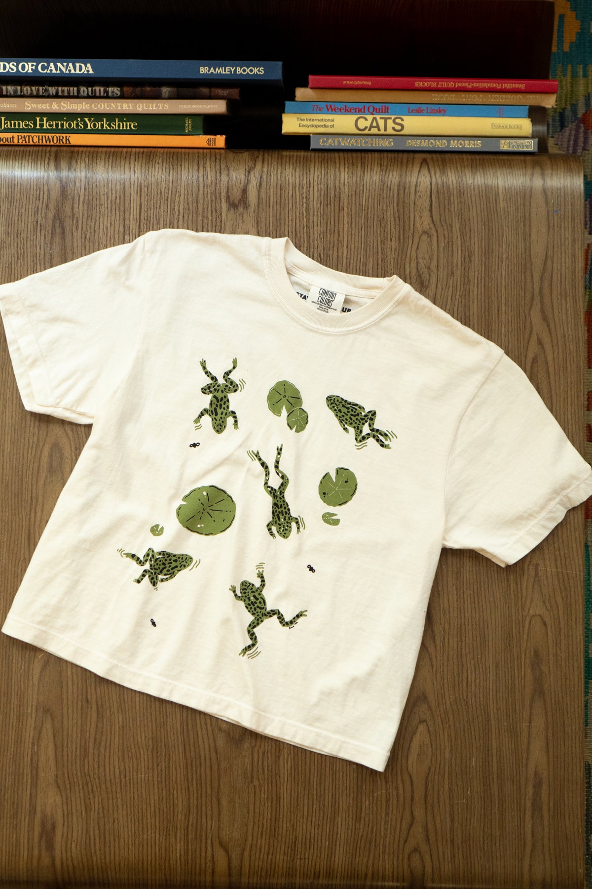 Frog Days CC Boxy Tee | Cream