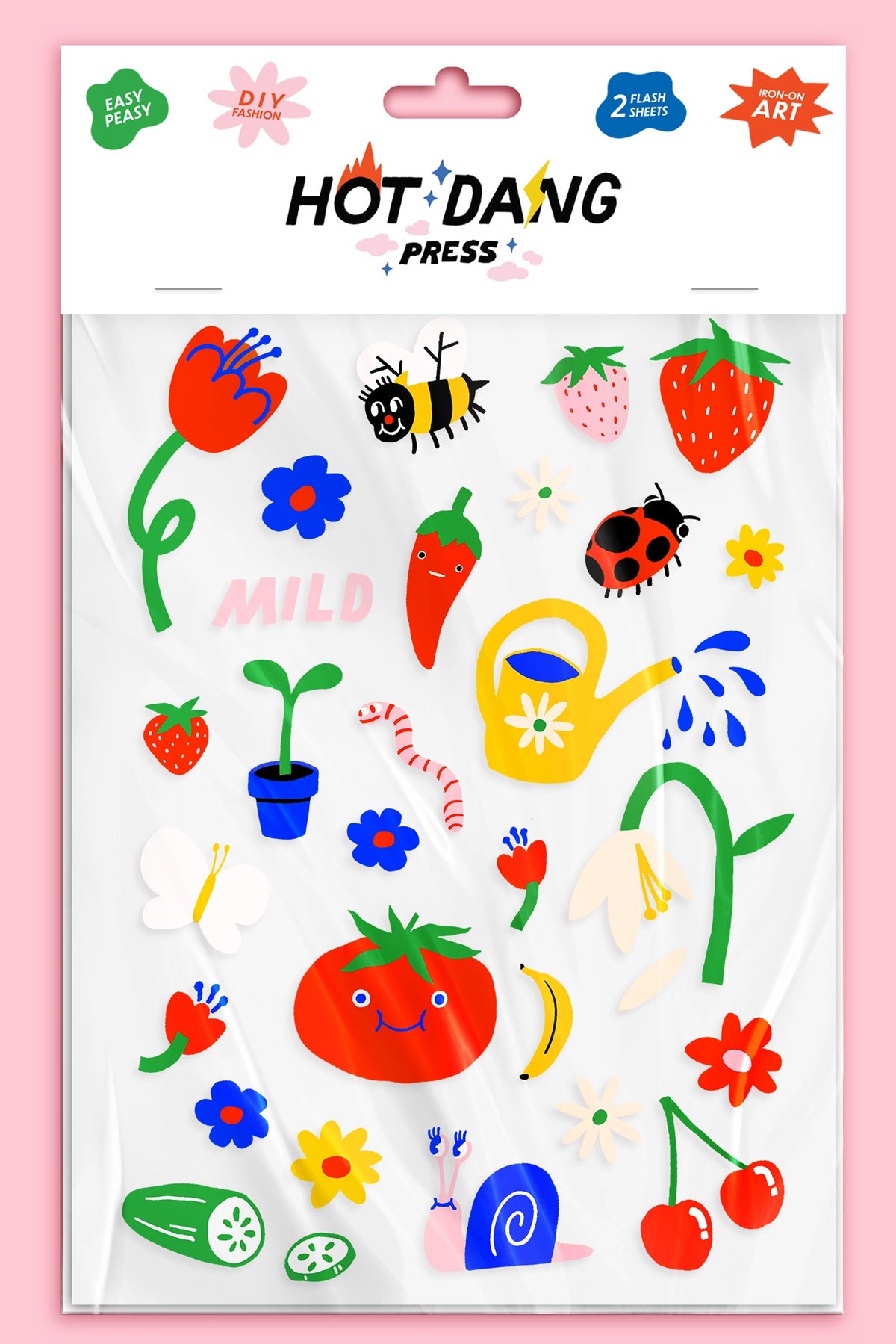 Hot Dang Press Iron-On Art Sheets