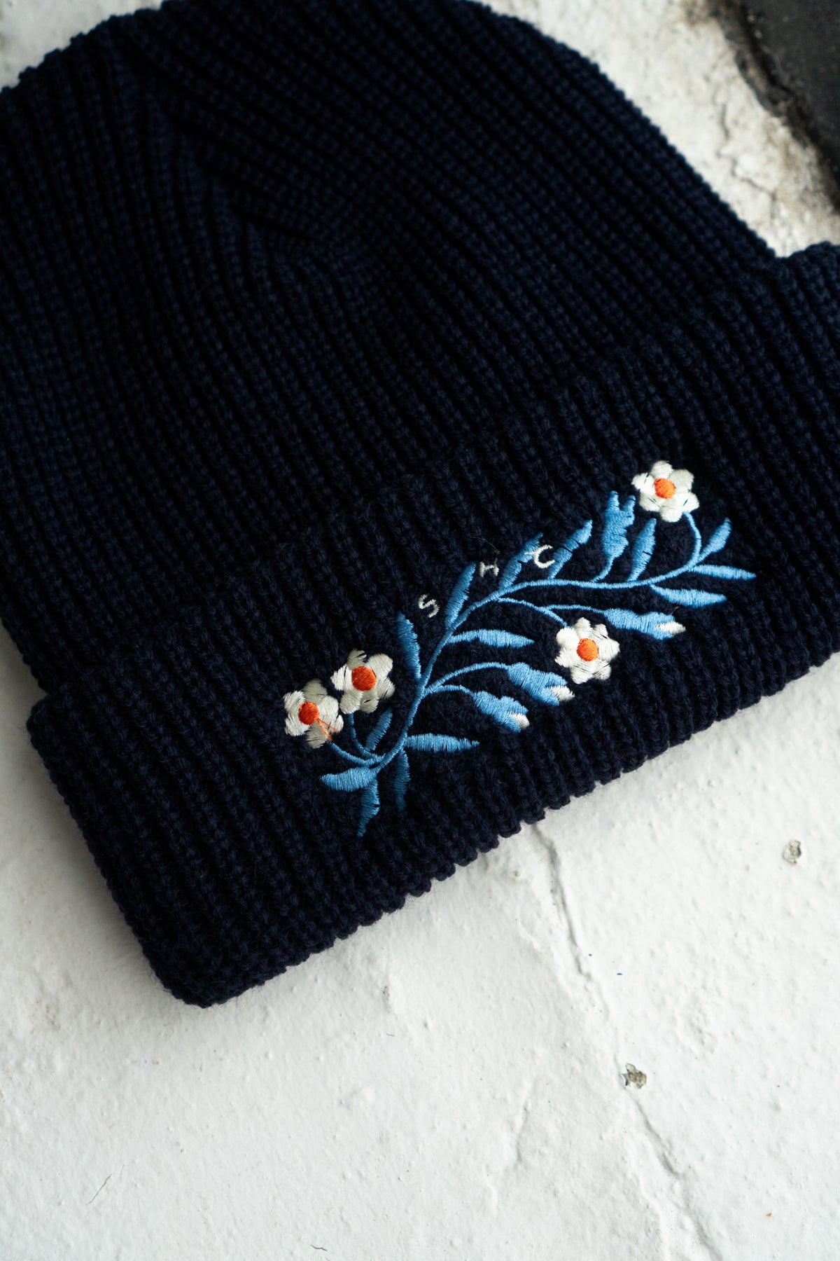 Garland Shaker Stitch Beanie | Midnight