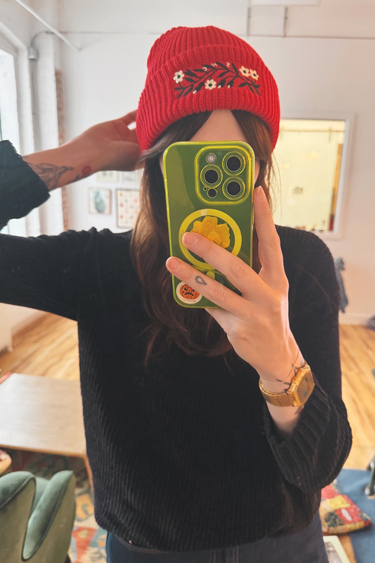 Garland Shaker Stitch Beanie