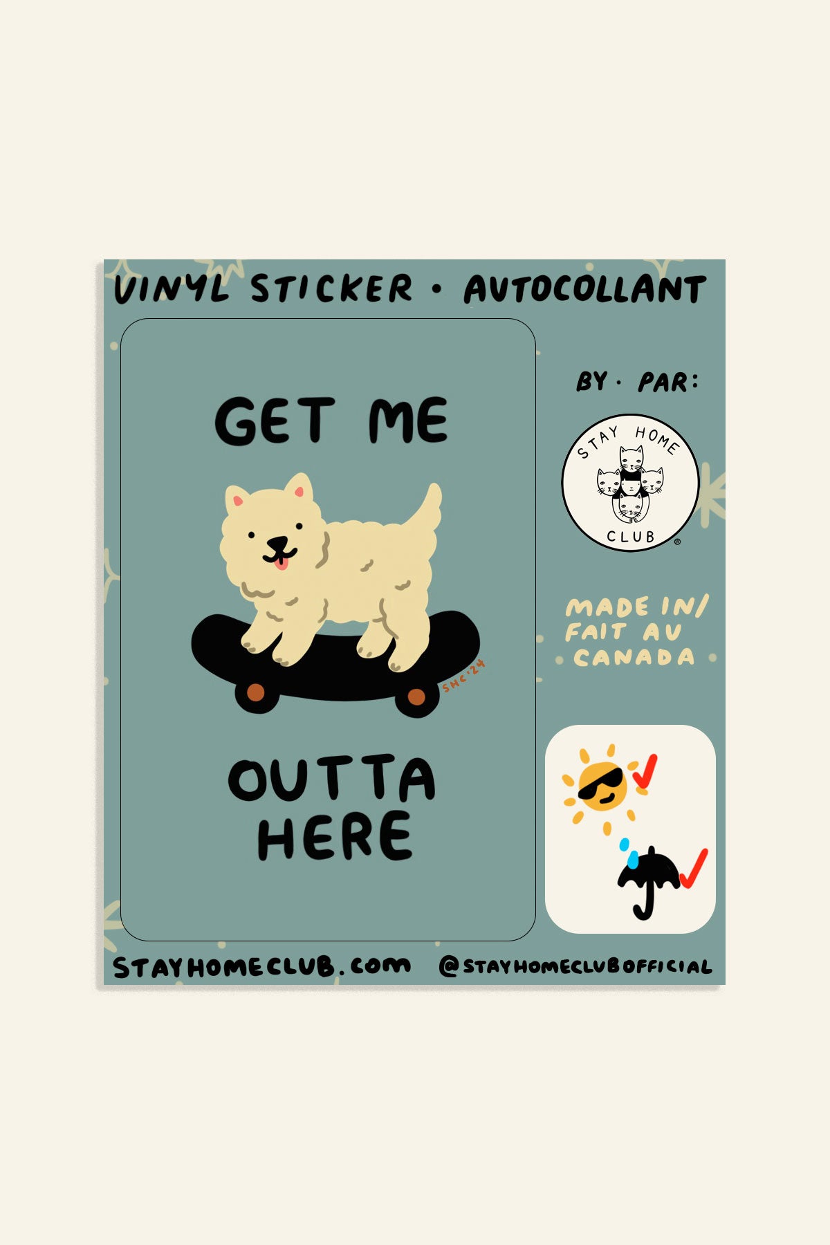 Get Me Outta Here Vinyl Sticker