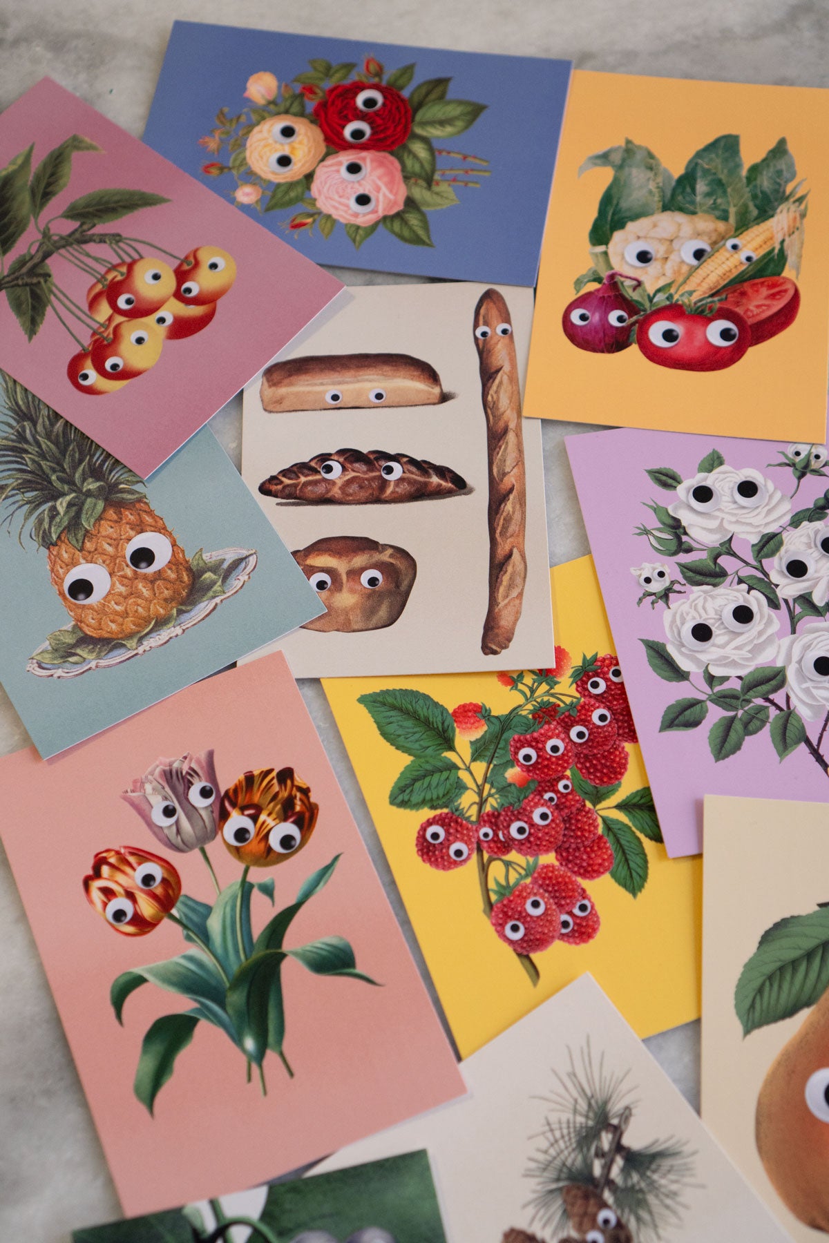 Googly Guys - 20 Postcard Pack