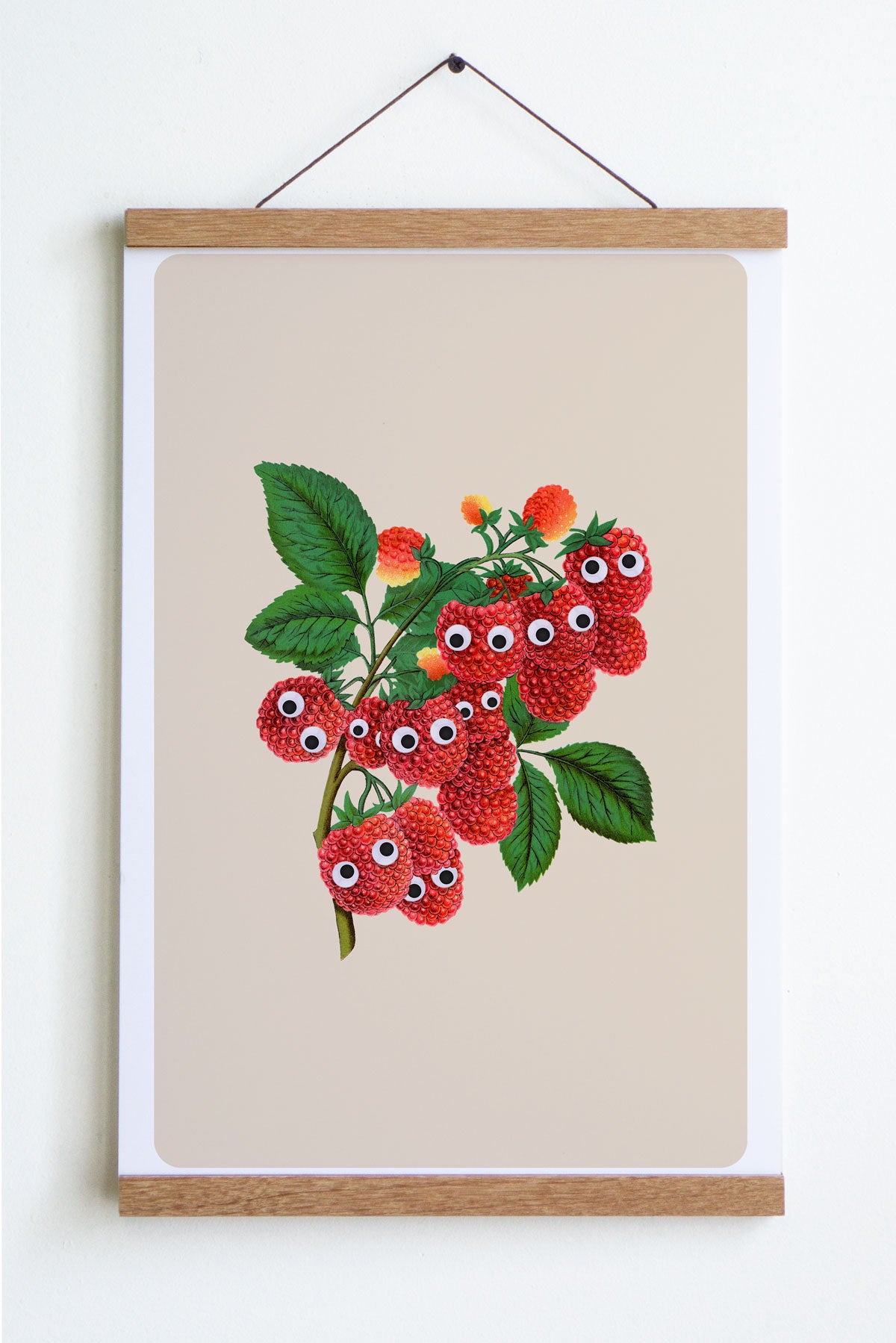Googly Raspberries Print