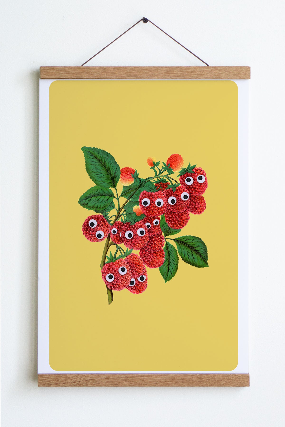 Googly Raspberries Print