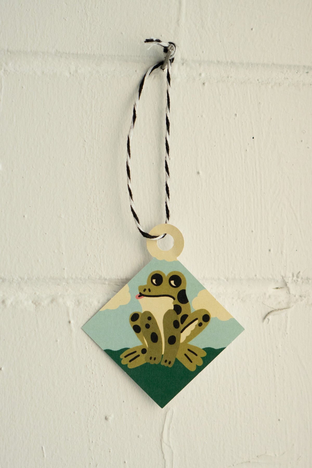 Great Day Frog - Punch-Out Ornament Card