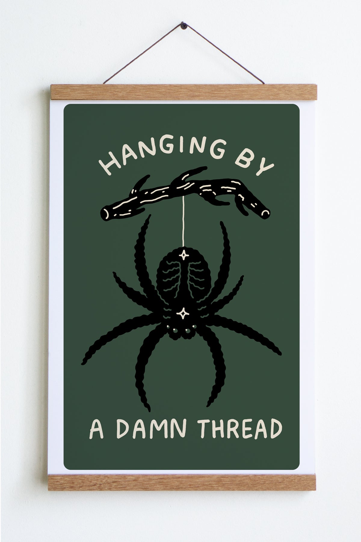 Hanging by a Thread Print