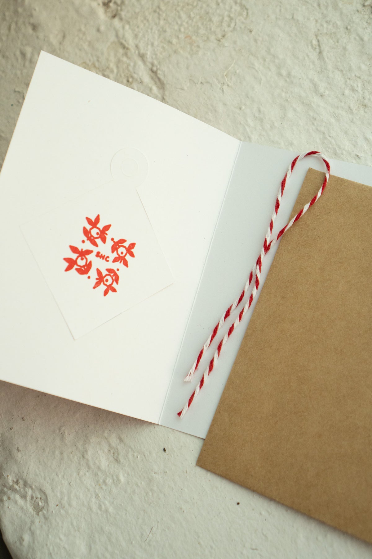 Holiday Goose - Punch-Out Ornament Card