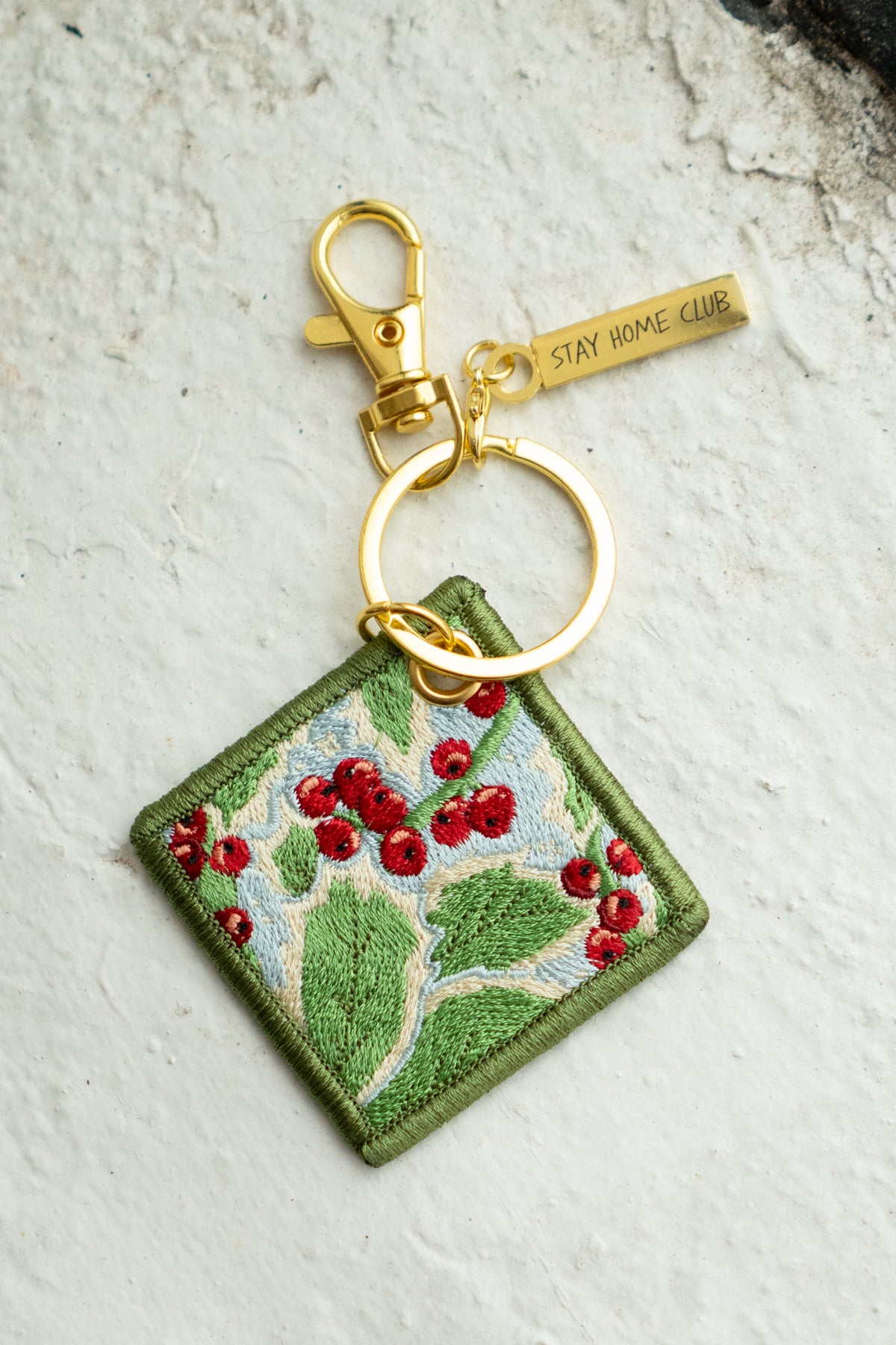 Holly - December Birth Flower Keychain