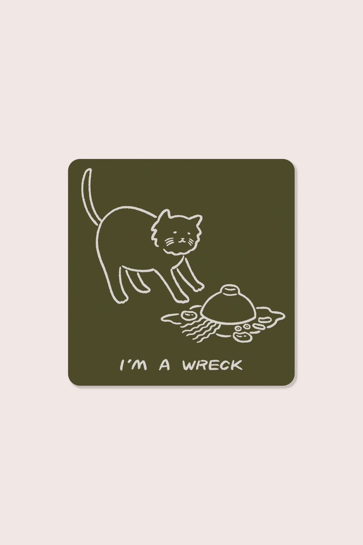 I'm A Wreck (Soup) Vinyl Sticker