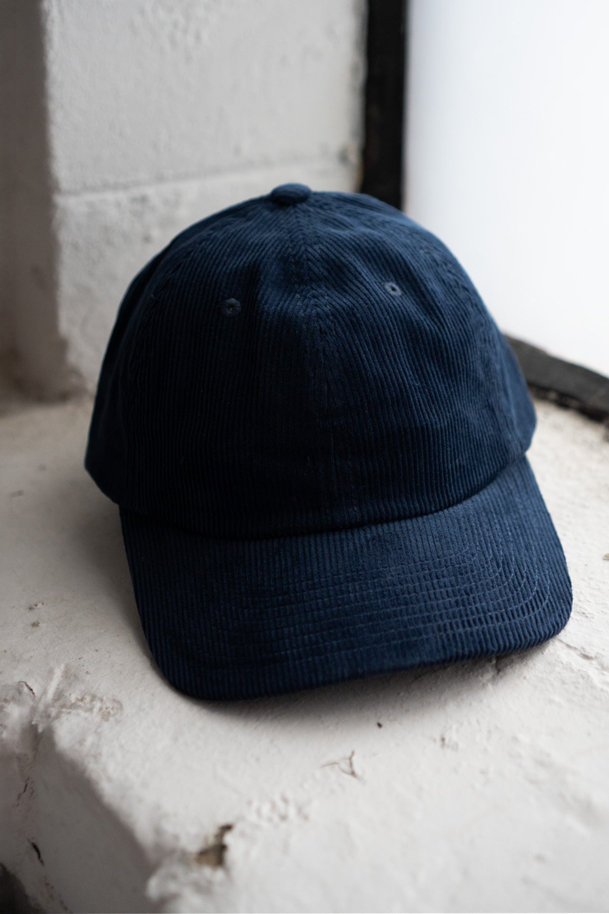 Casquette Uni en Velours Côtelé 