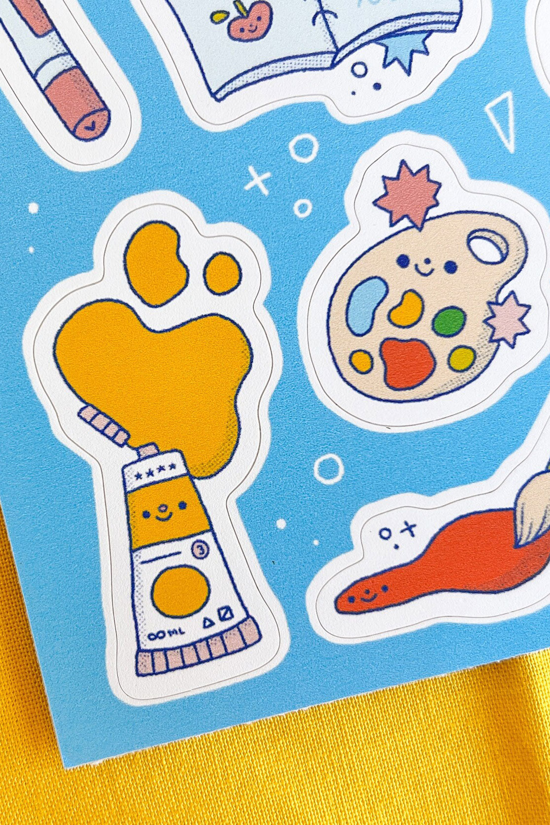 Art Supplies Mini Sticker Sheet