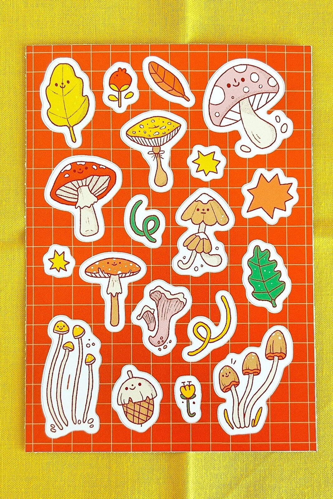 Mushrooms Mini Sticker Sheet