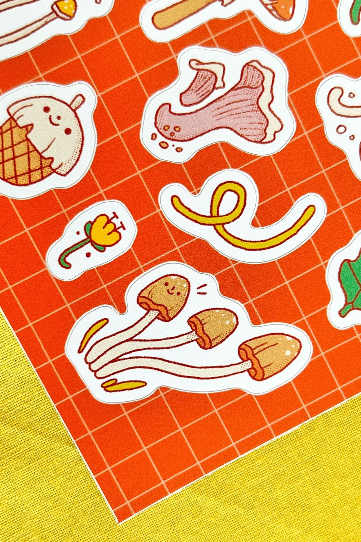 Mushrooms Mini Sticker Sheet