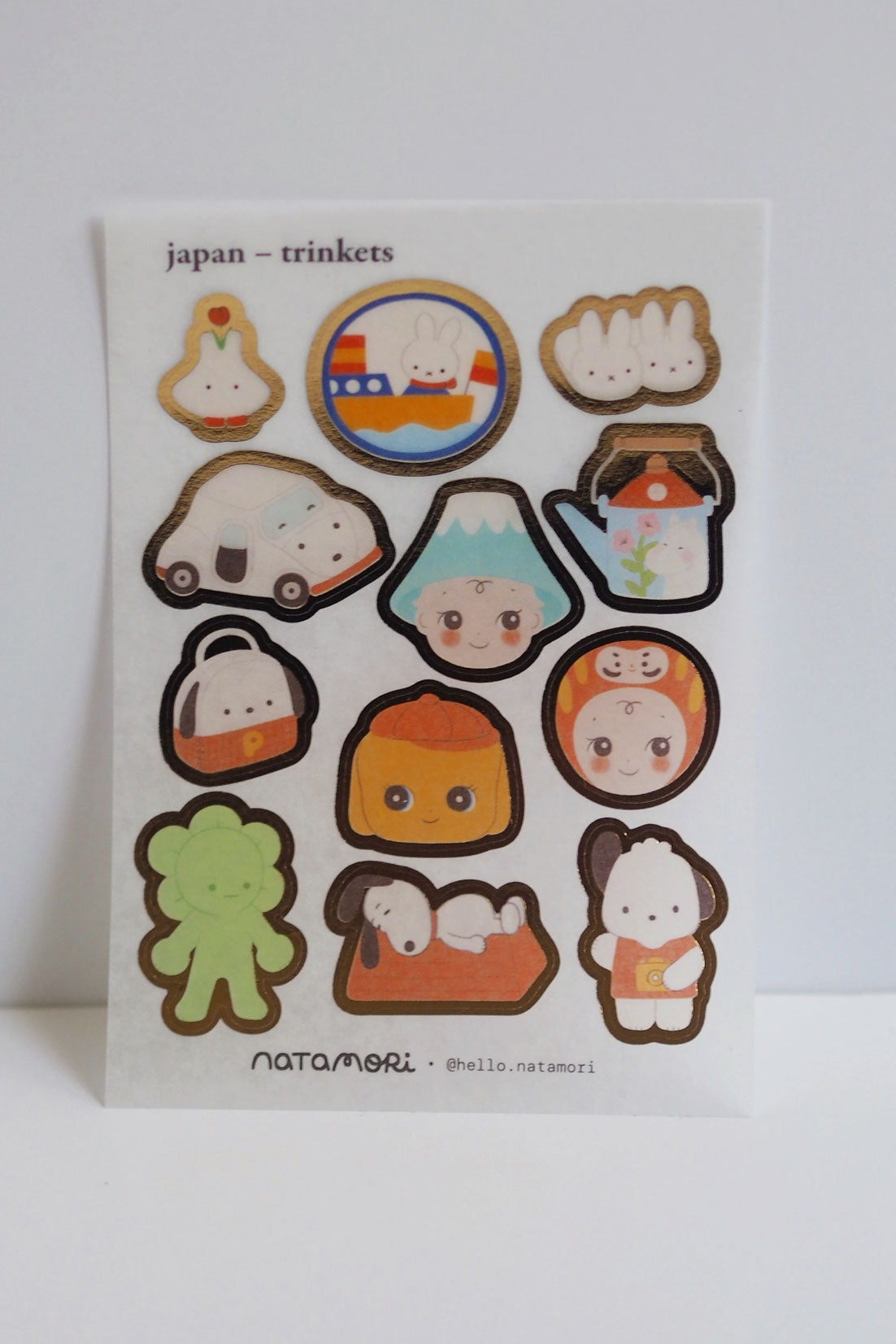 Japan Trinkets - Mini Washi Sticker Sheet