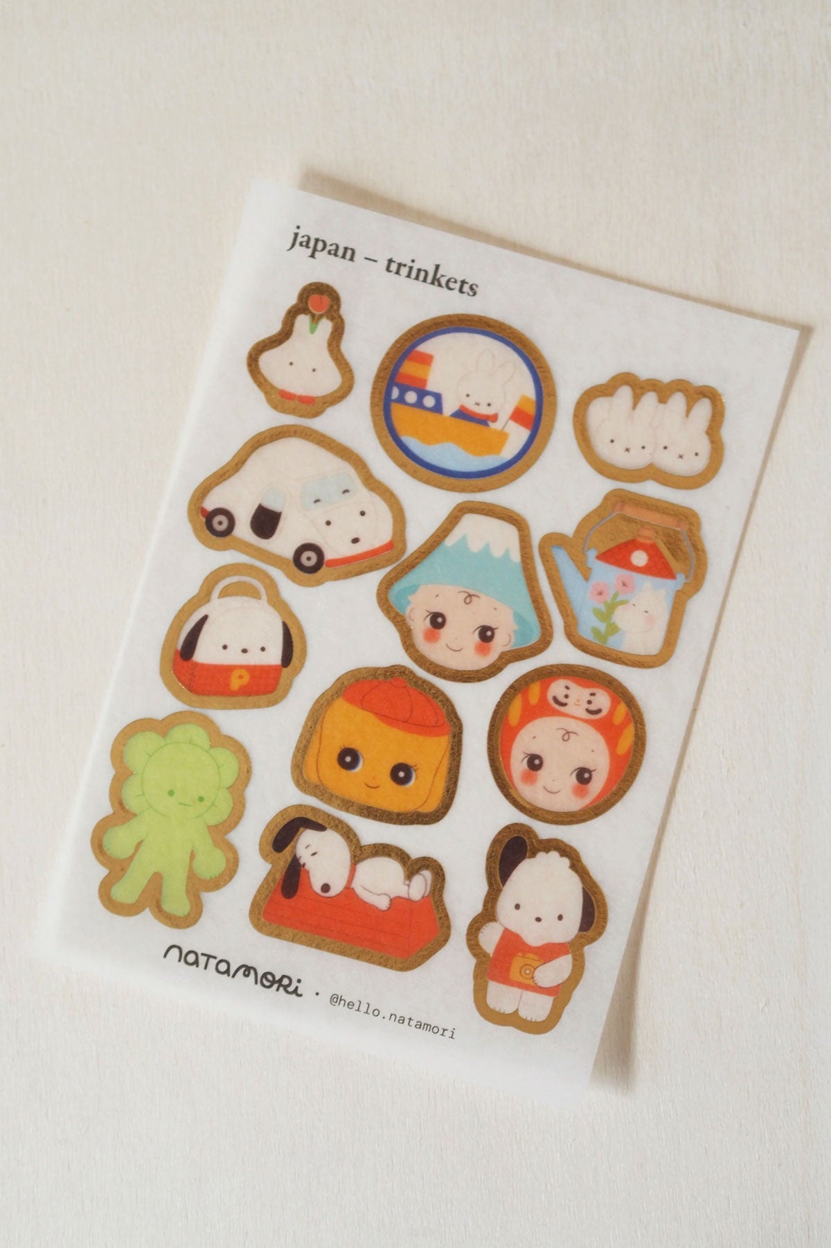 Japan Trinkets - Mini Washi Sticker Sheet
