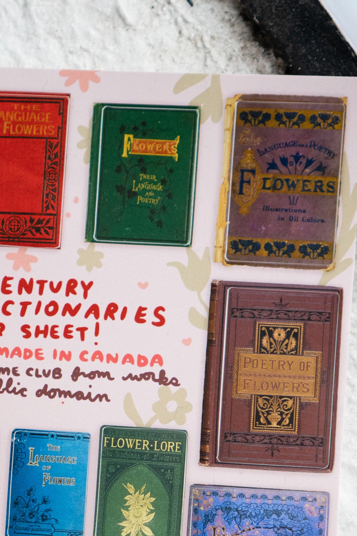 Floral Dictionaries - Mega Sticker Sheet