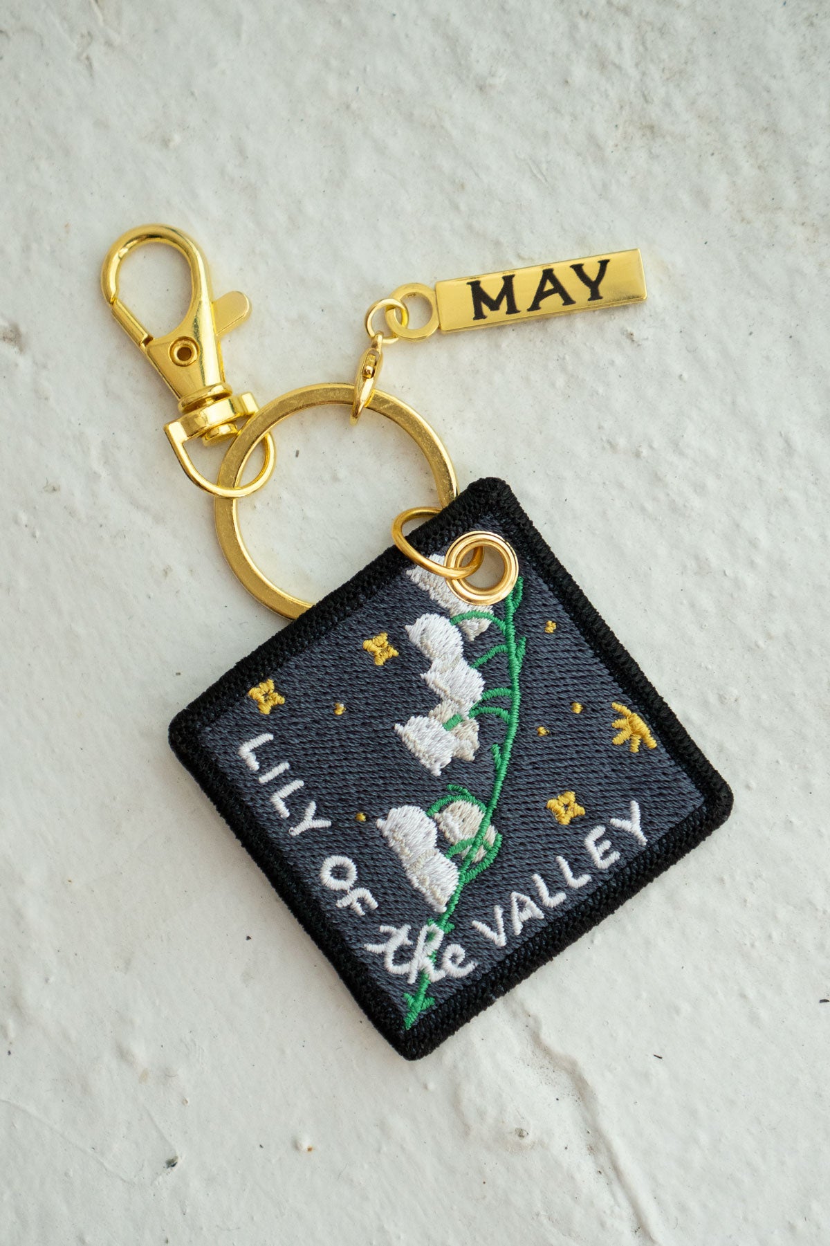 Lily of the Valley - May Birth Flower Keychain