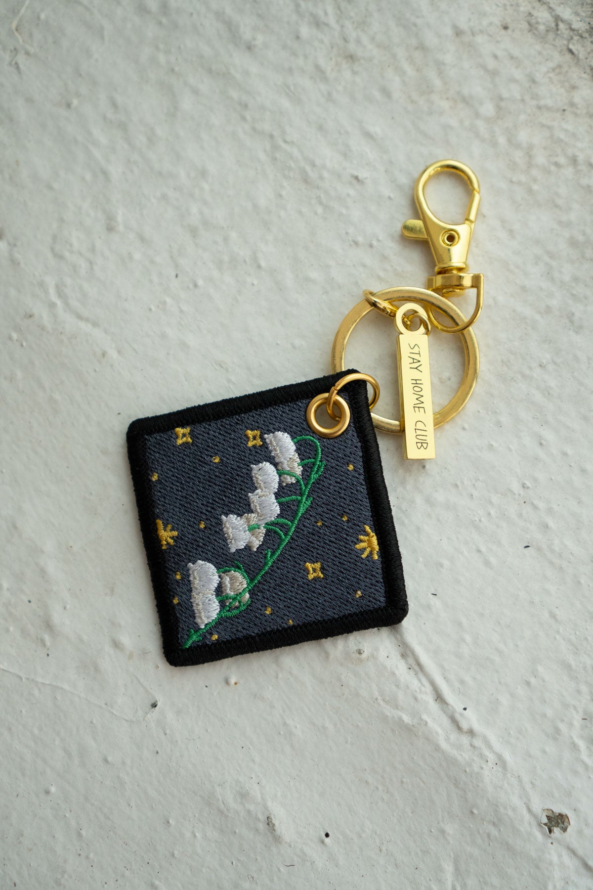 Lily of the Valley - May Birth Flower Keychain