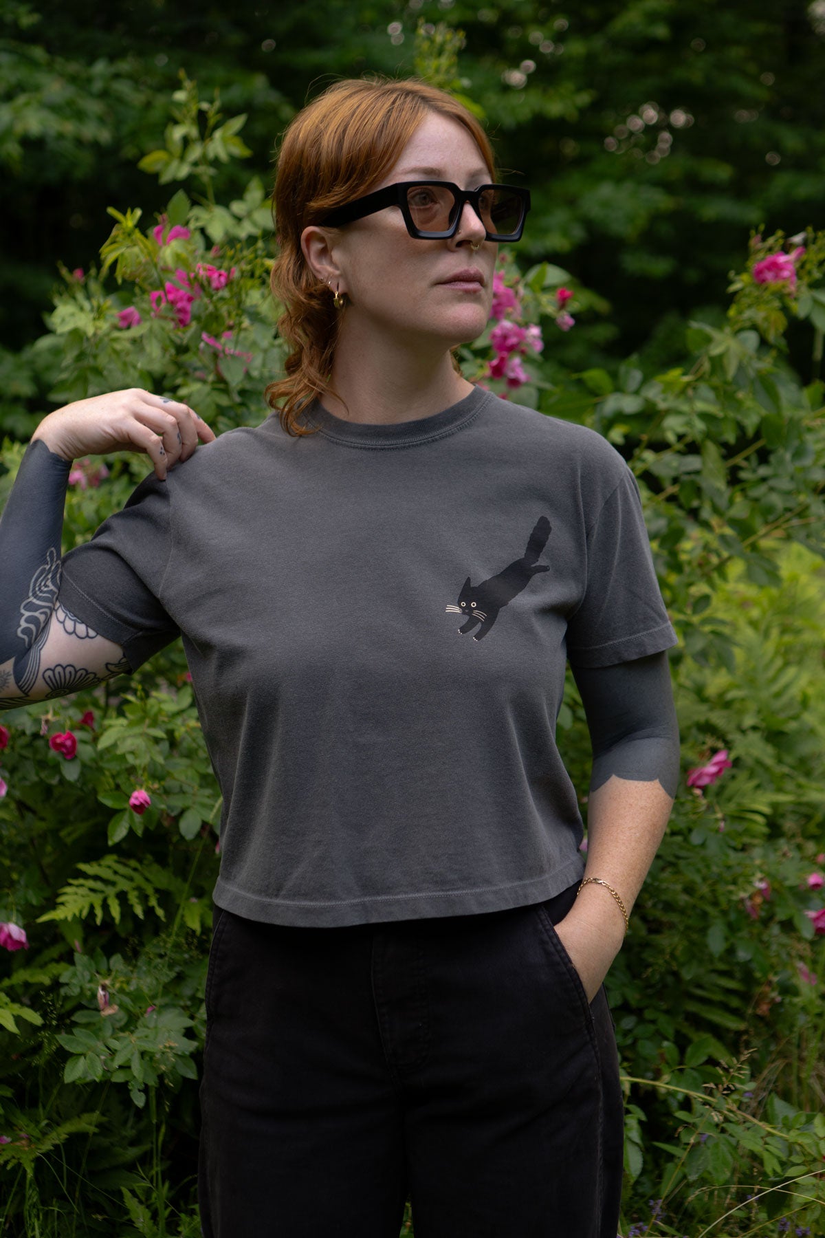 Lose My Shit (Cat) CC Boxy Tee