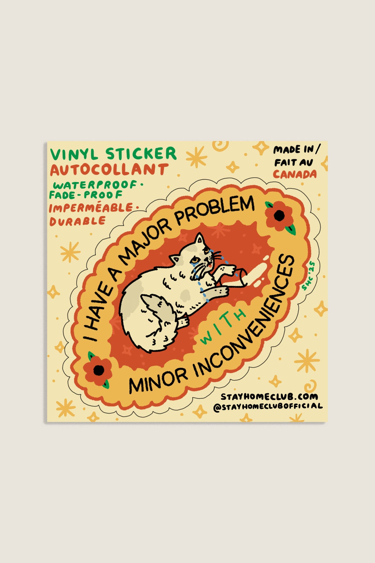 Major Problem Vinyl Sticker