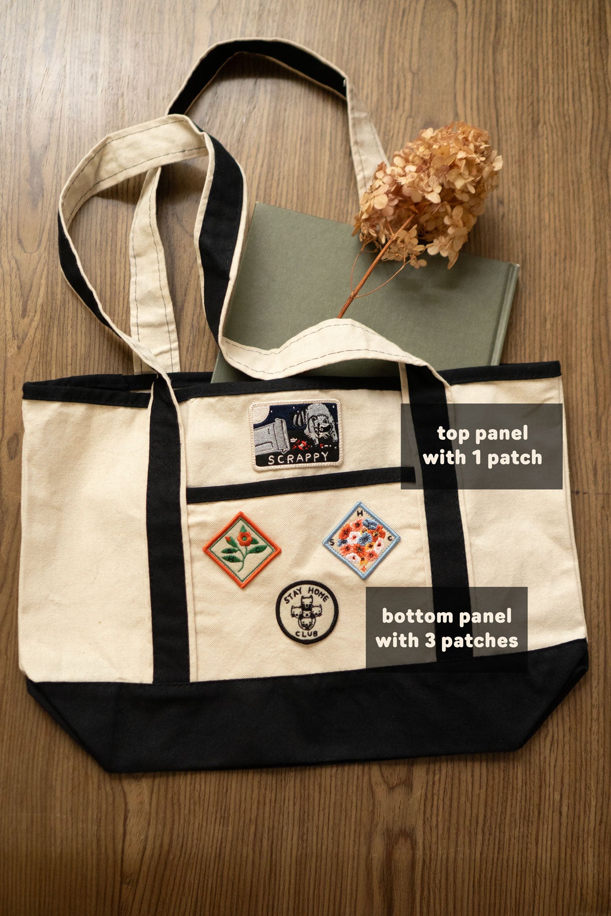 Two-Tone Mini Tote - Pick-Your-Patch