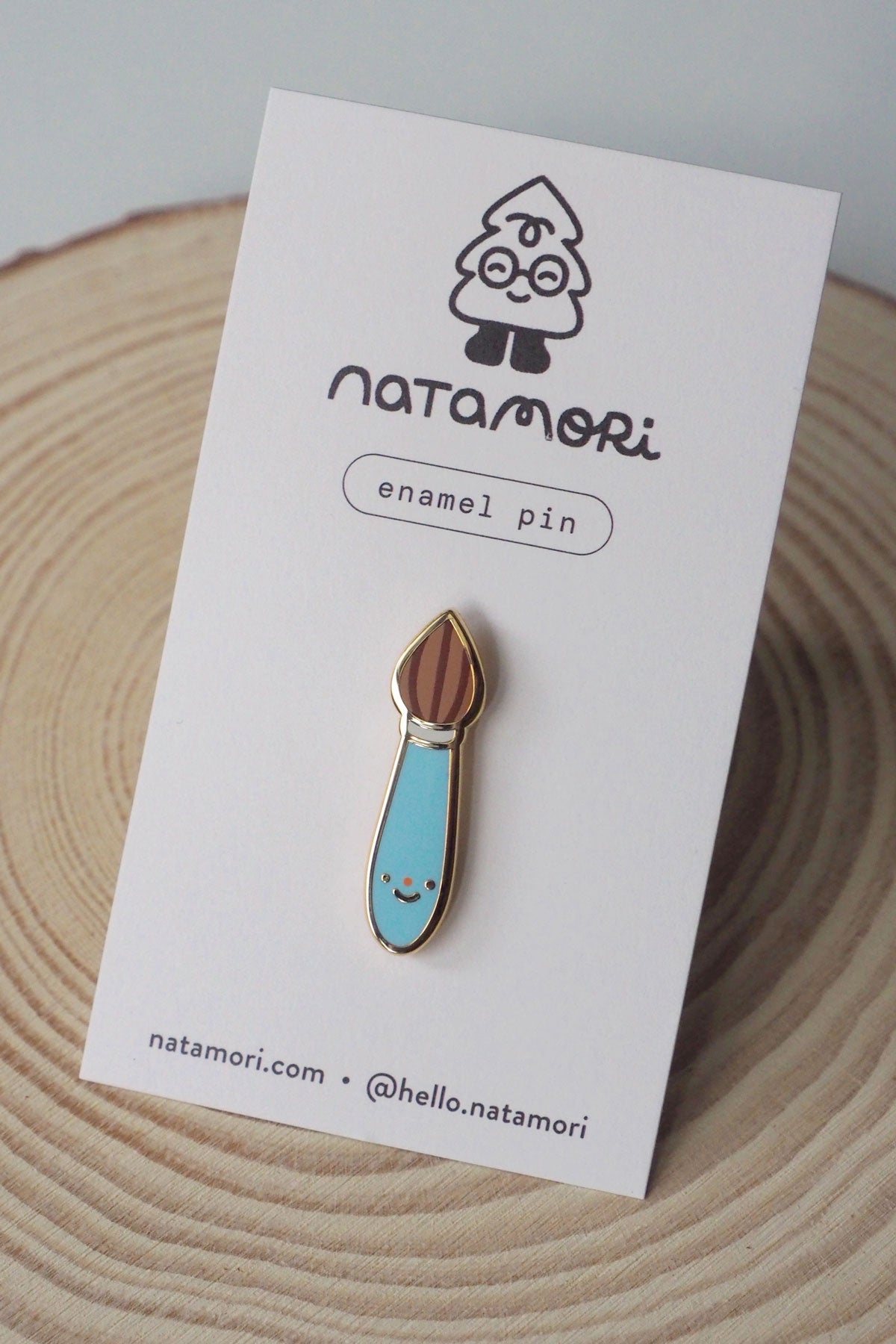 Natamori Paintbrush Pin